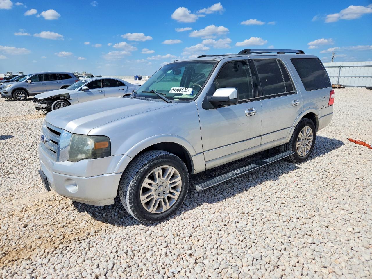 2011 Ford Expedition Limited Silver vin: 1FMJU1K59BEF25938