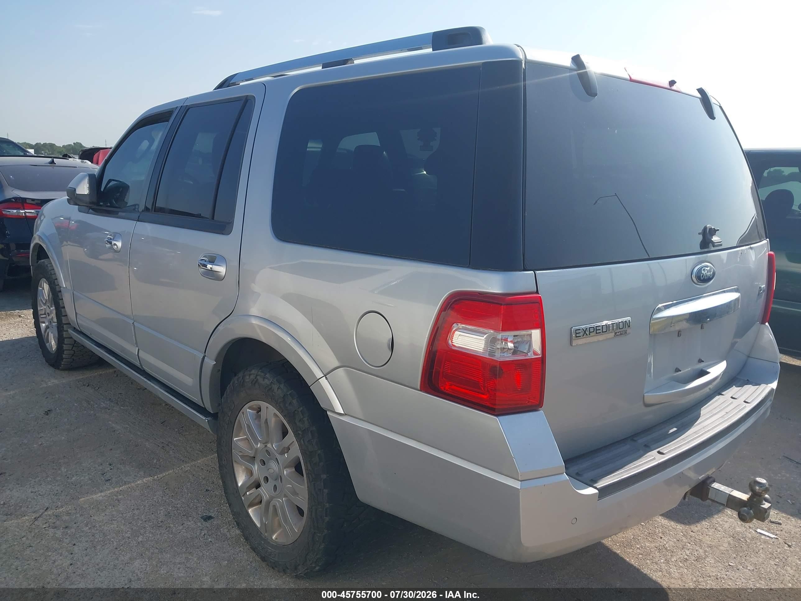 2012 Ford Expedition Limited Silver vin: 1FMJU1K59CEF11071