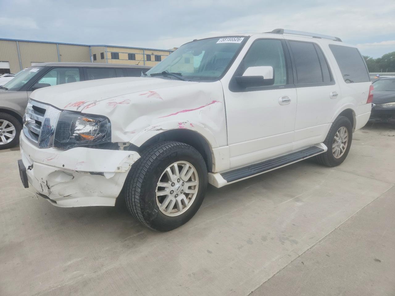 2012 Ford Expedition Limited White vin: 1FMJU1K59CEF59654