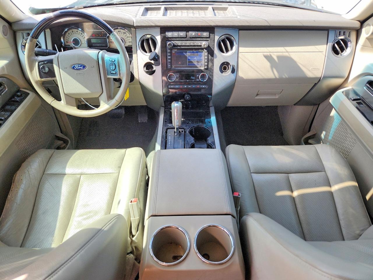 2014 Ford Expedition Limited White vin: 1FMJU1K59EEF18251