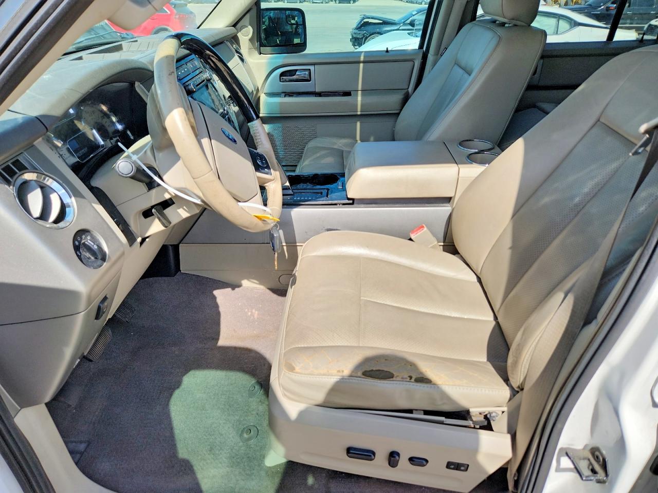 2014 Ford Expedition Limited White vin: 1FMJU1K59EEF18251