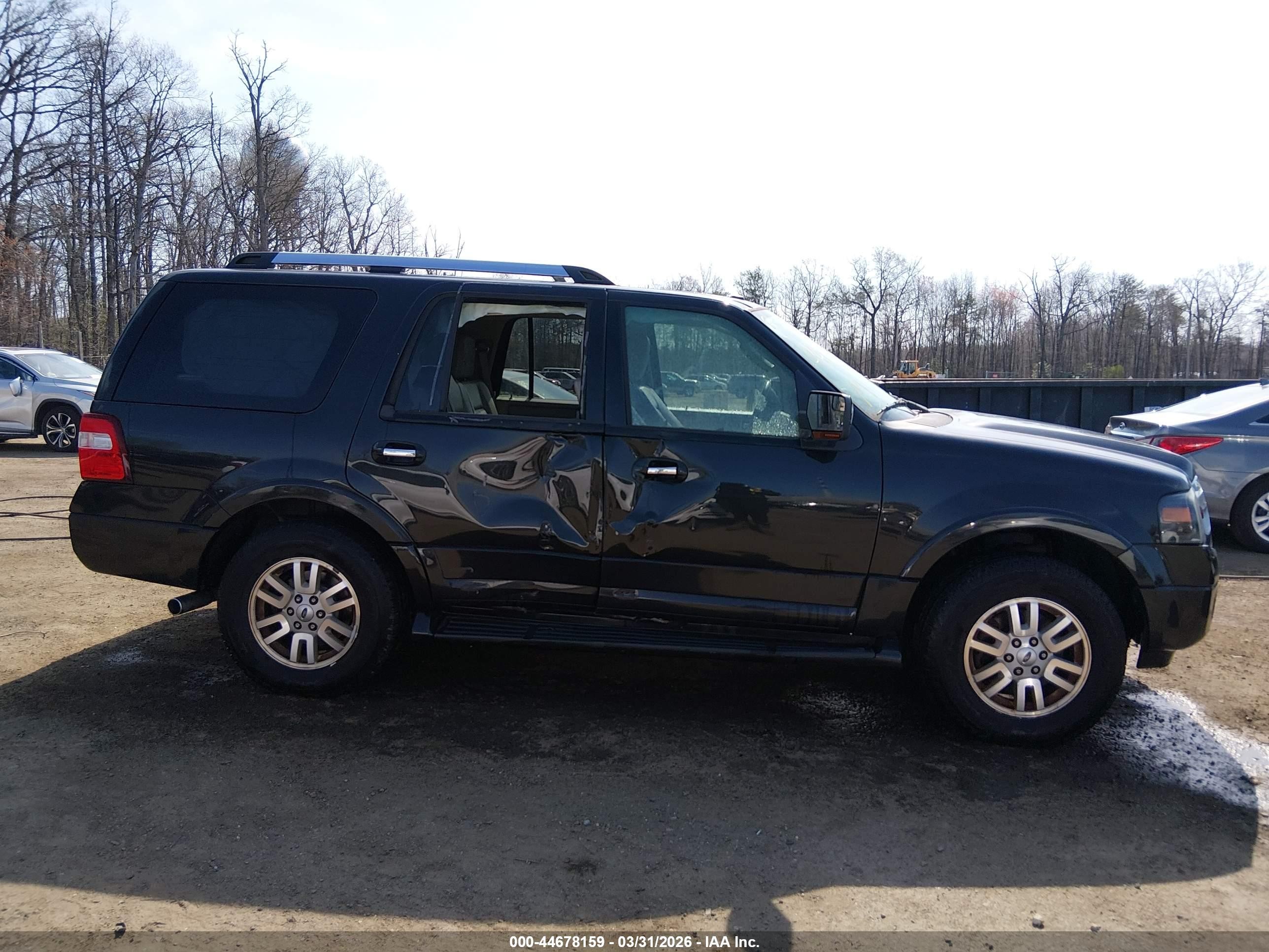 2014 Ford Expedition Limited Черный vin: 1FMJU1K59EEF35034
