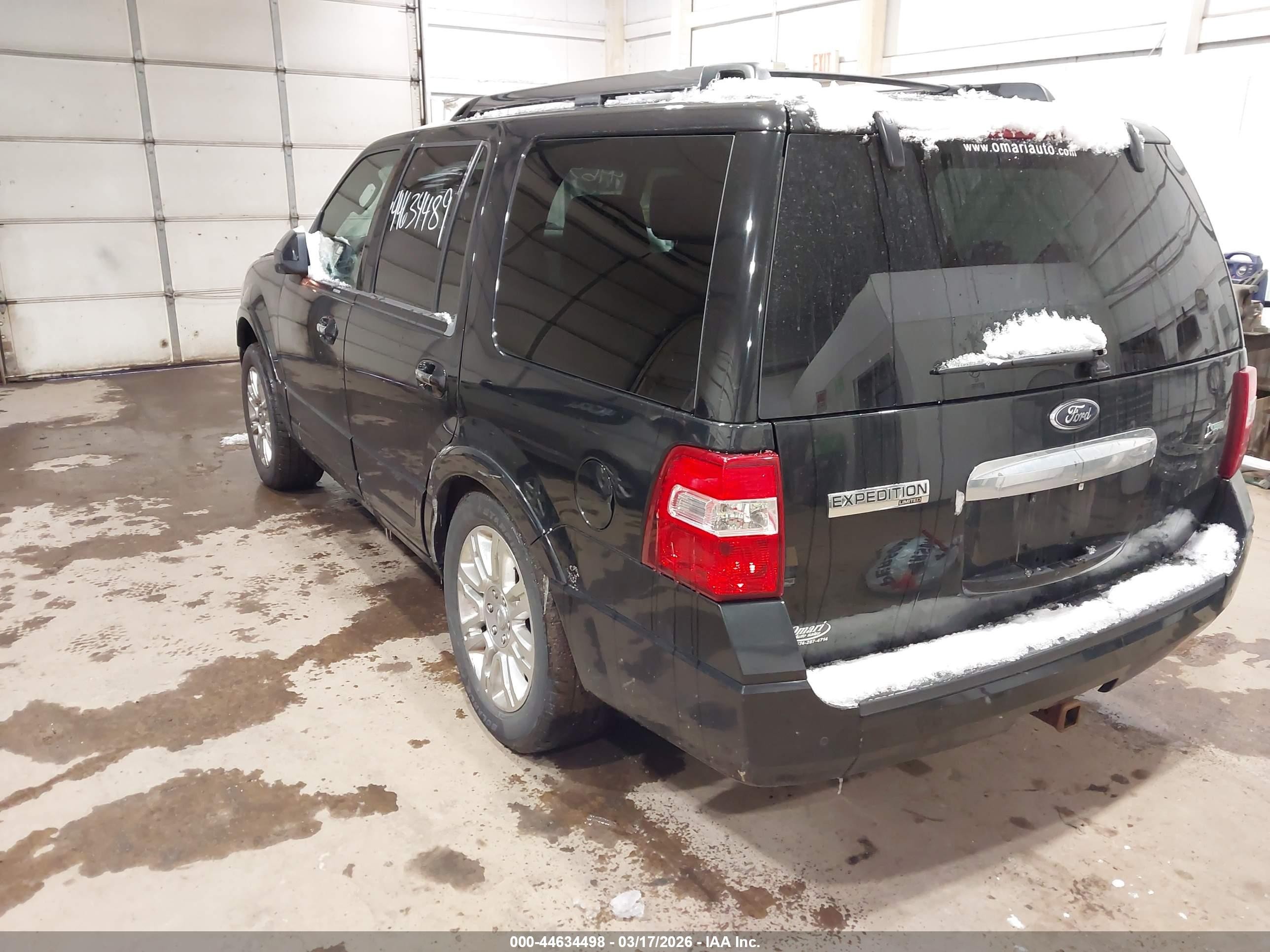 2012 Ford Expedition Limited Черный vin: 1FMJU1K5XCEF54740