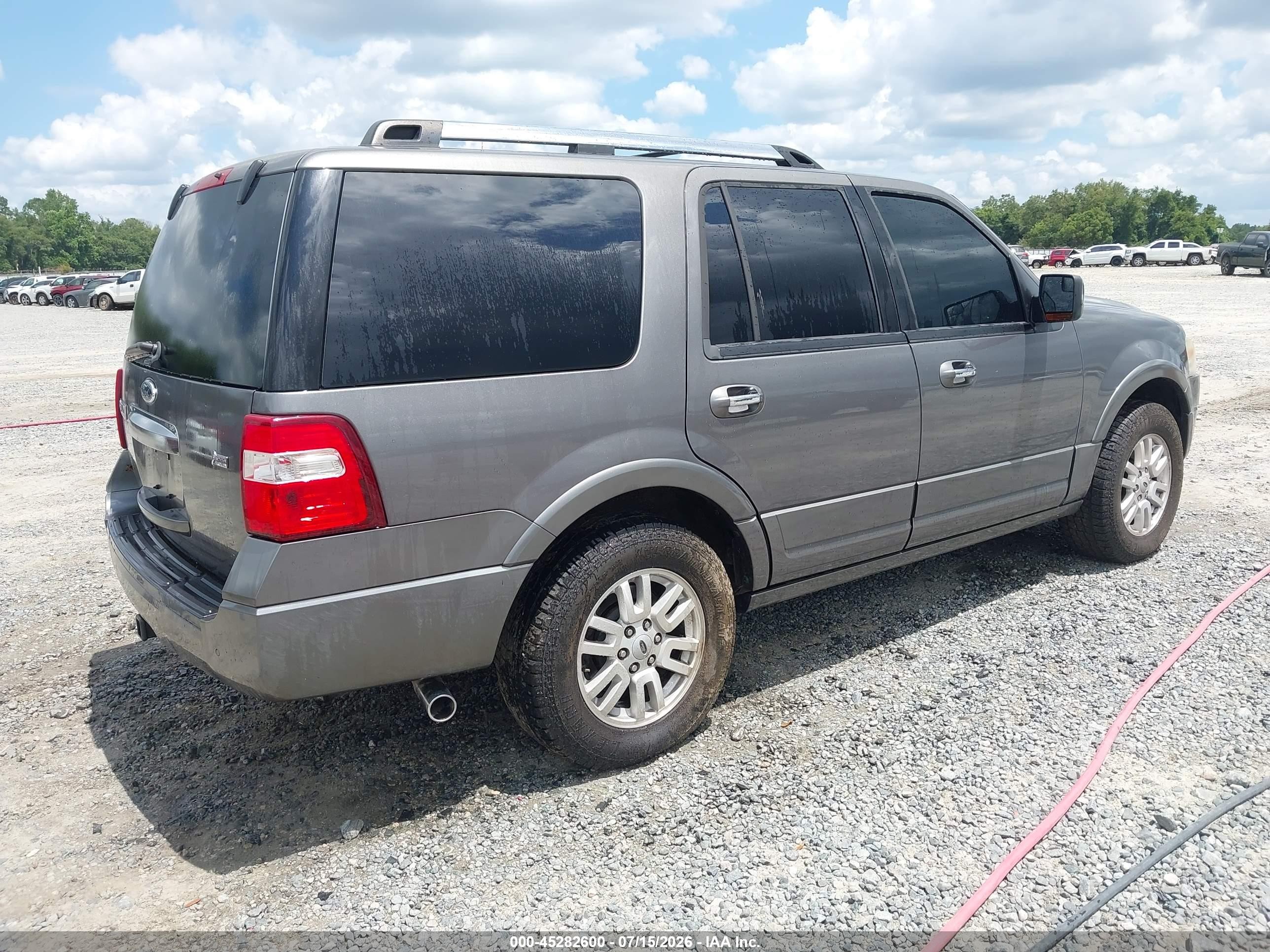 2013 Ford Expedition Limited Gray vin: 1FMJU1K5XDEF02011