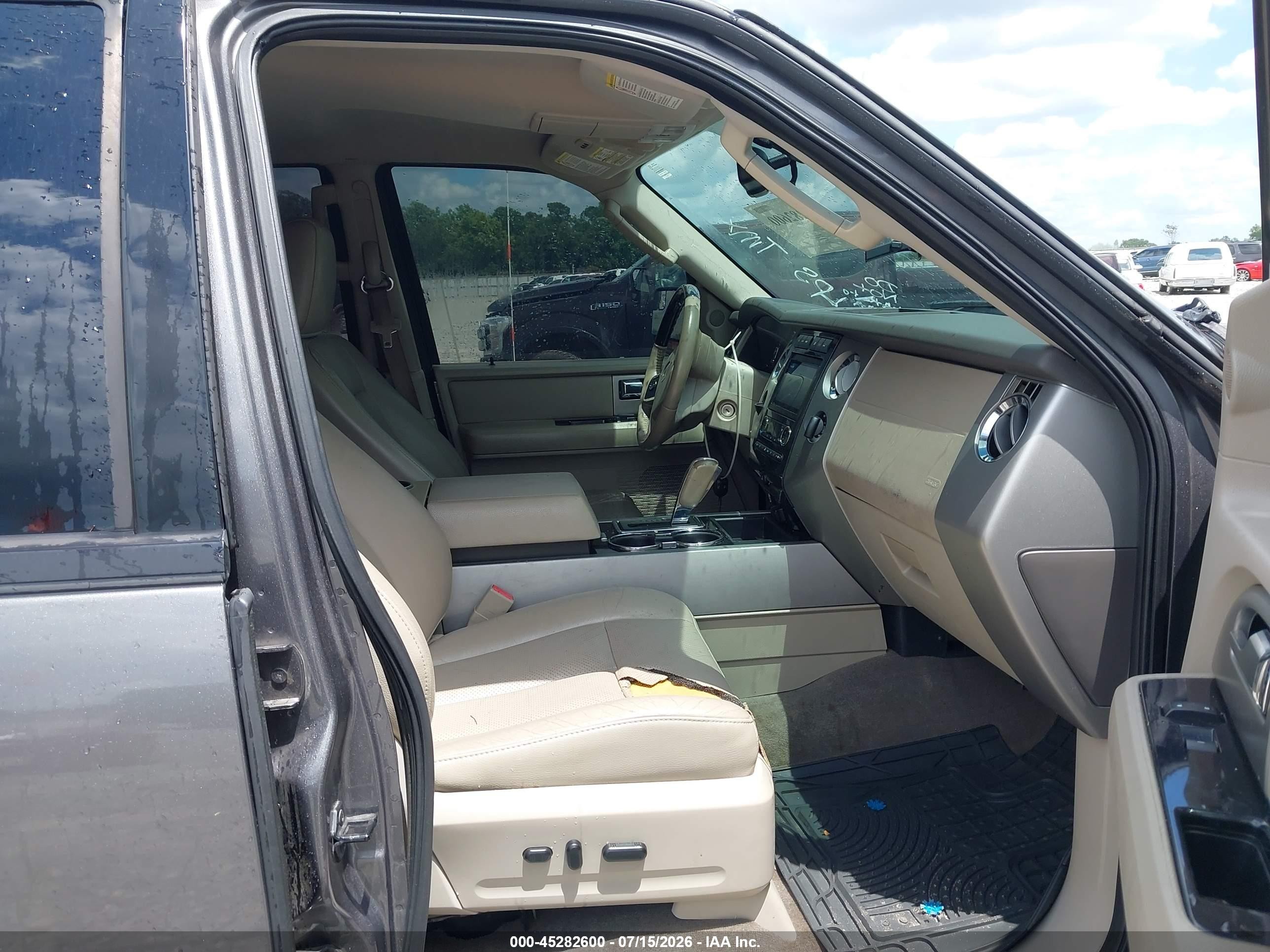 2013 Ford Expedition Limited Gray vin: 1FMJU1K5XDEF02011