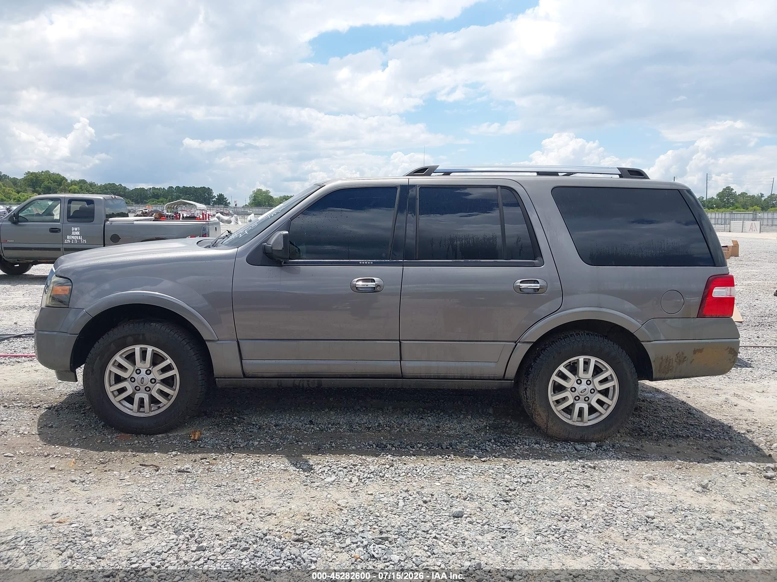 2013 Ford Expedition Limited Gray vin: 1FMJU1K5XDEF02011
