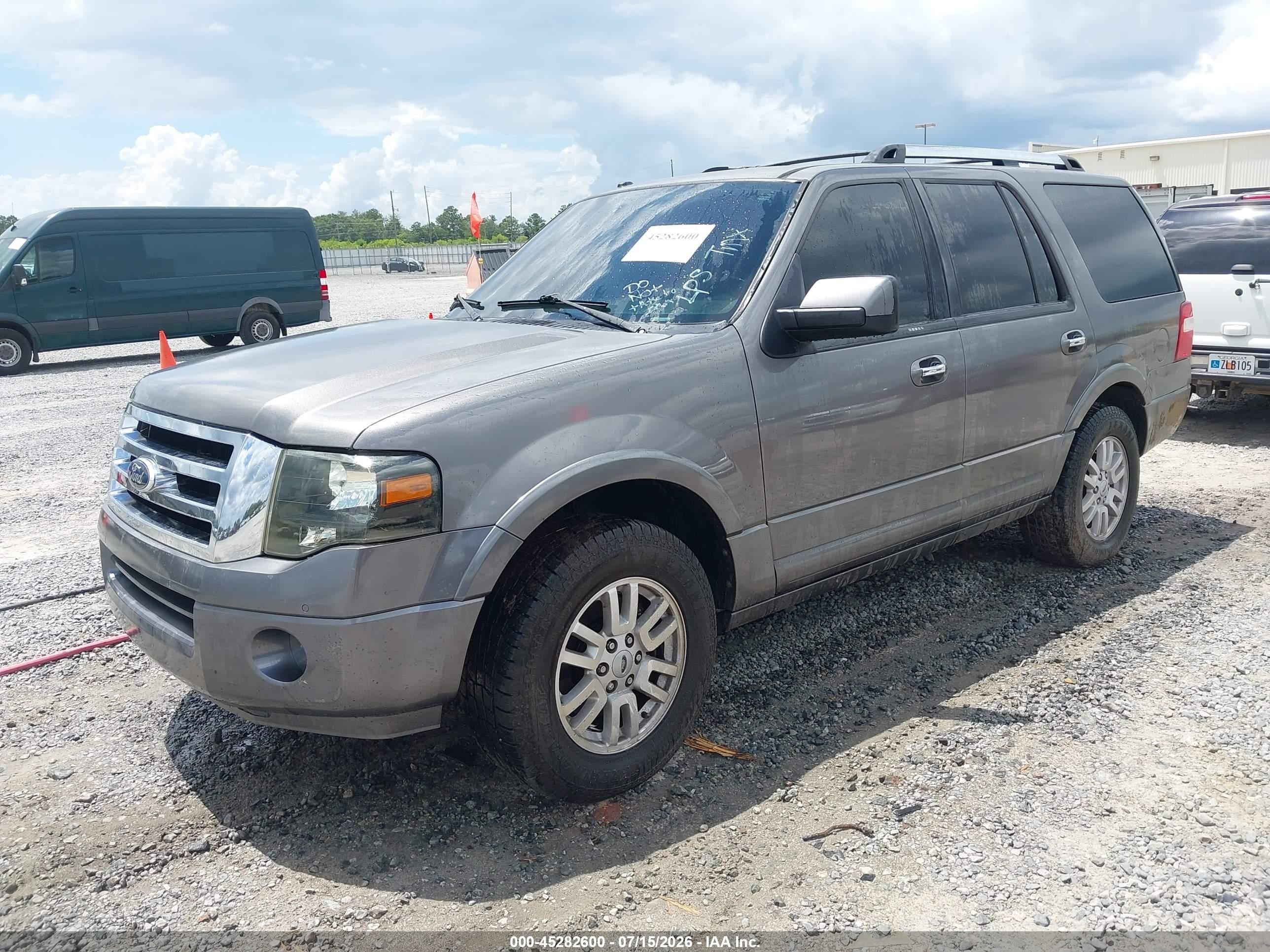 2013 Ford Expedition Limited Gray vin: 1FMJU1K5XDEF02011