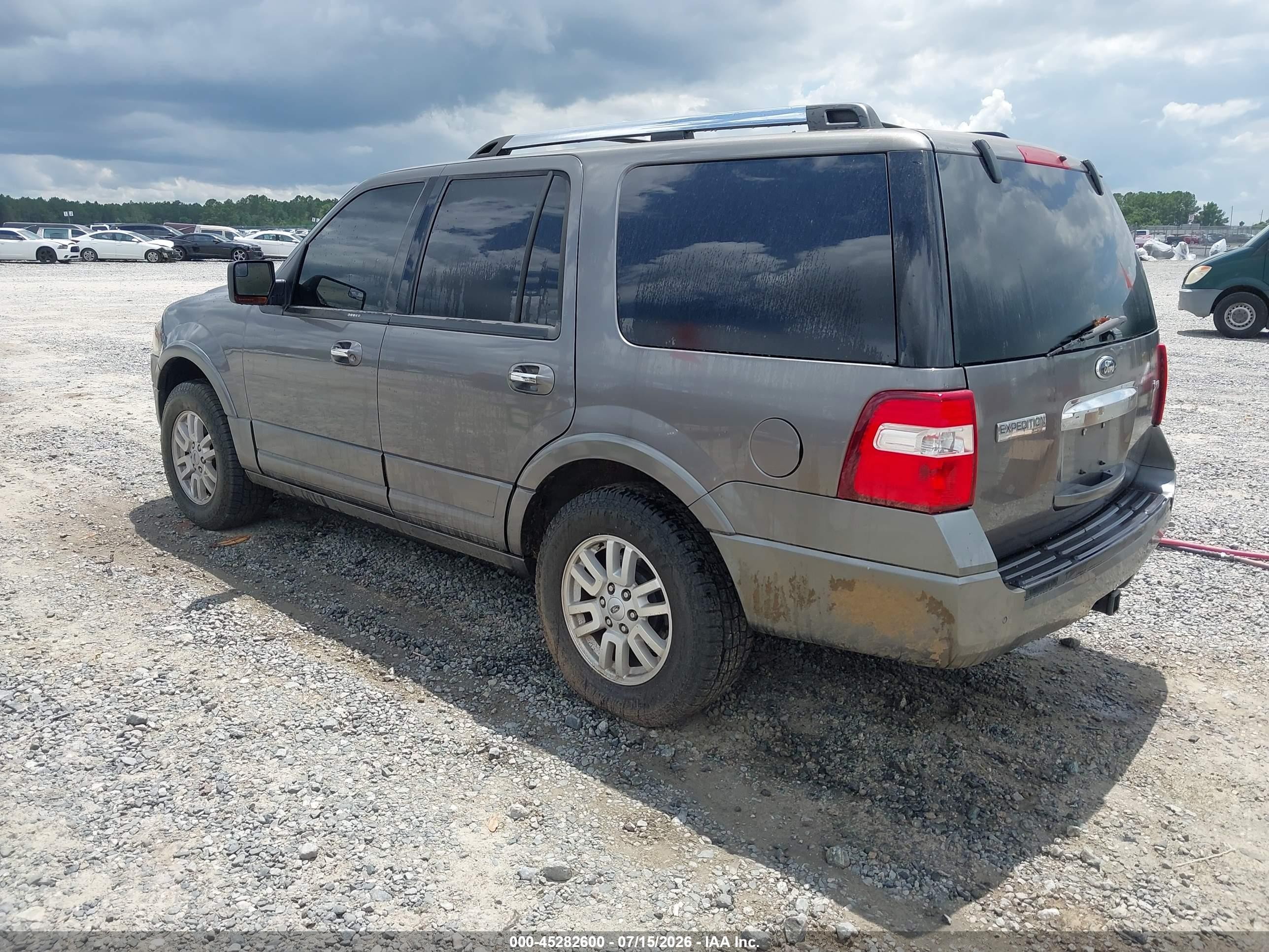 2013 Ford Expedition Limited Gray vin: 1FMJU1K5XDEF02011