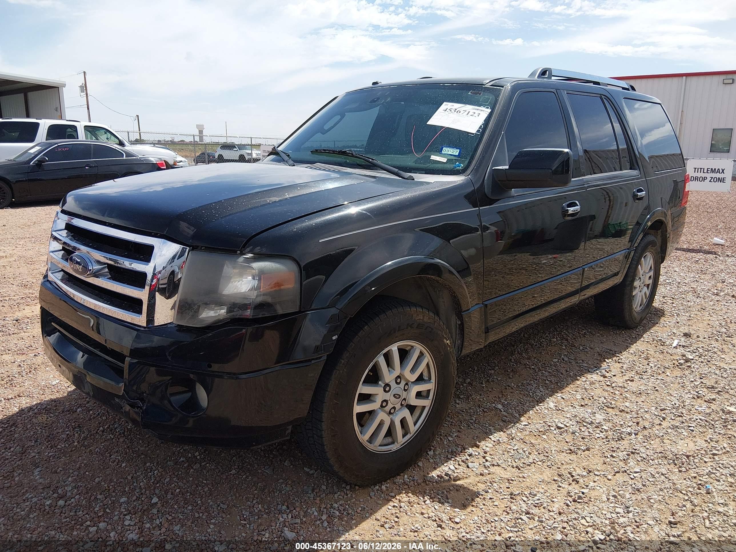 2014 Ford Expedition Limited Black vin: 1FMJU1K5XEEF02432