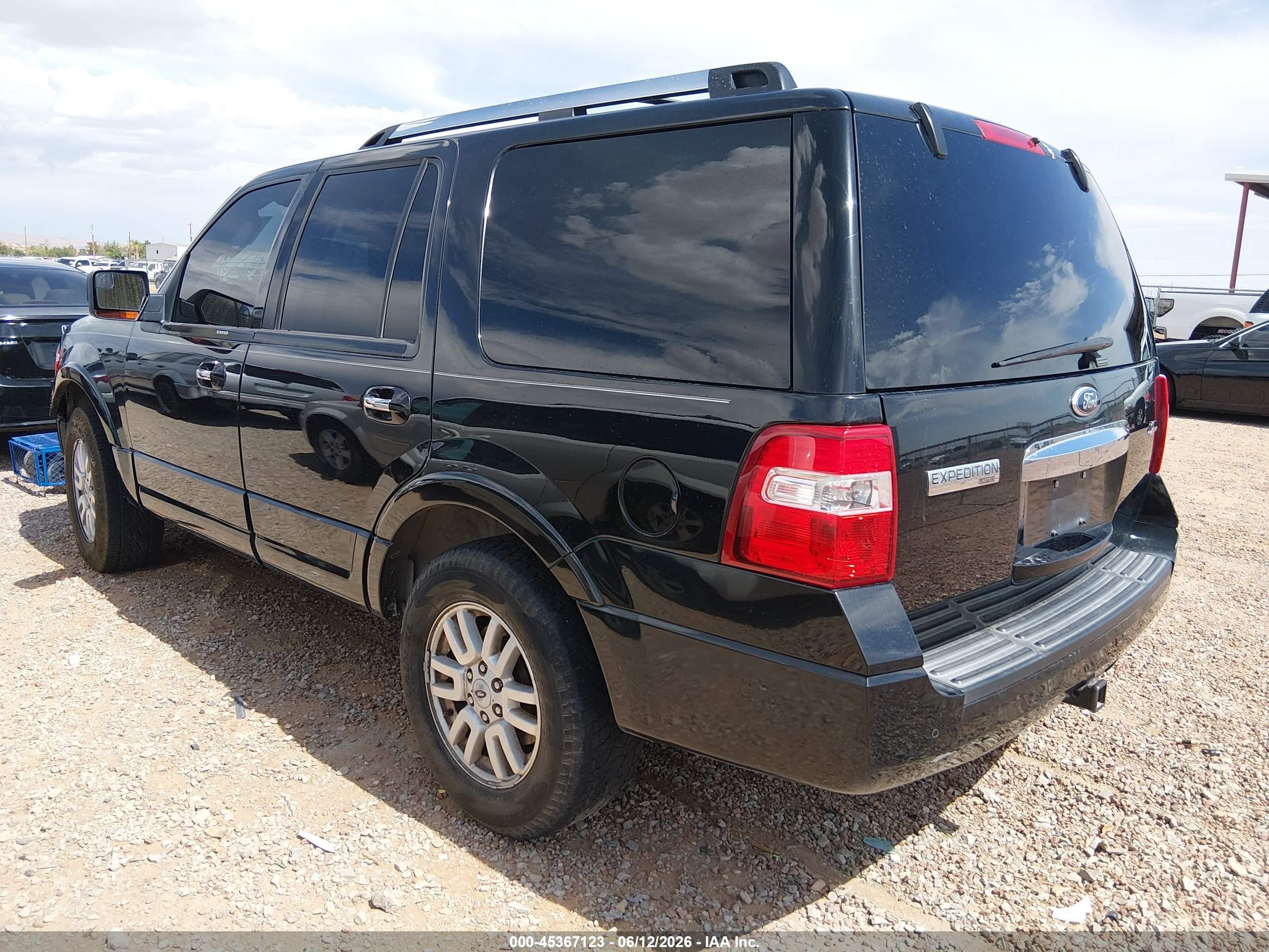 2014 Ford Expedition Limited Black vin: 1FMJU1K5XEEF02432