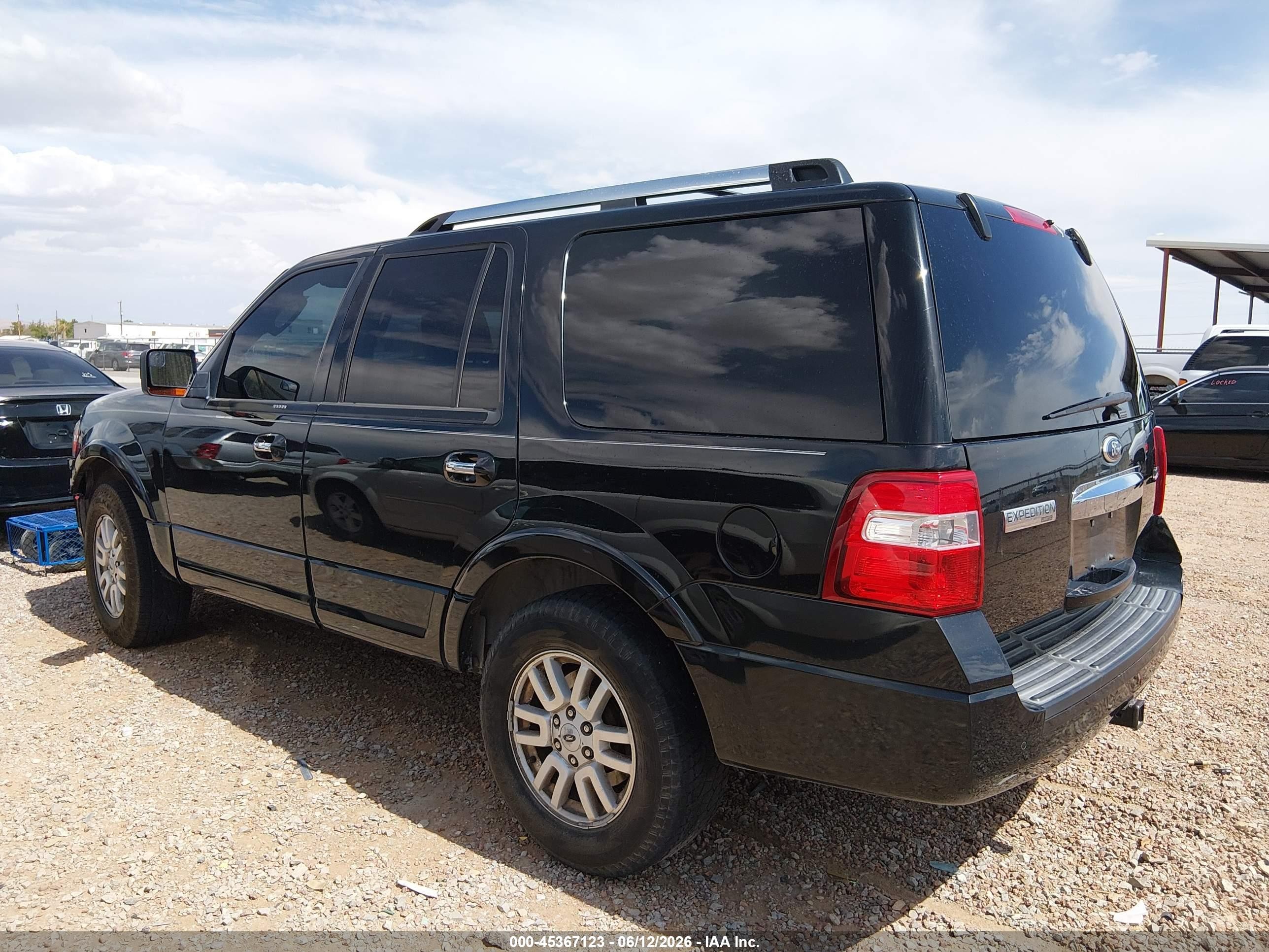 2014 Ford Expedition Limited Black vin: 1FMJU1K5XEEF02432