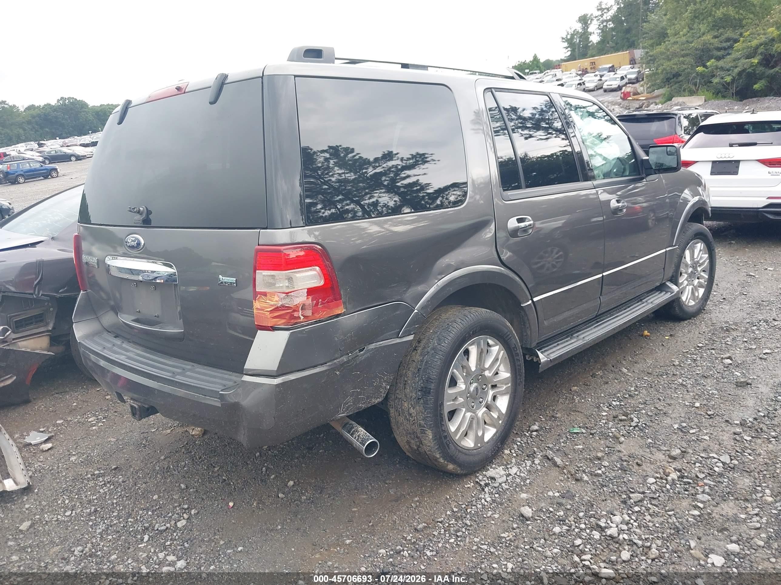2014 Ford Expedition Limited Black vin: 1FMJU1K5XEEF57138