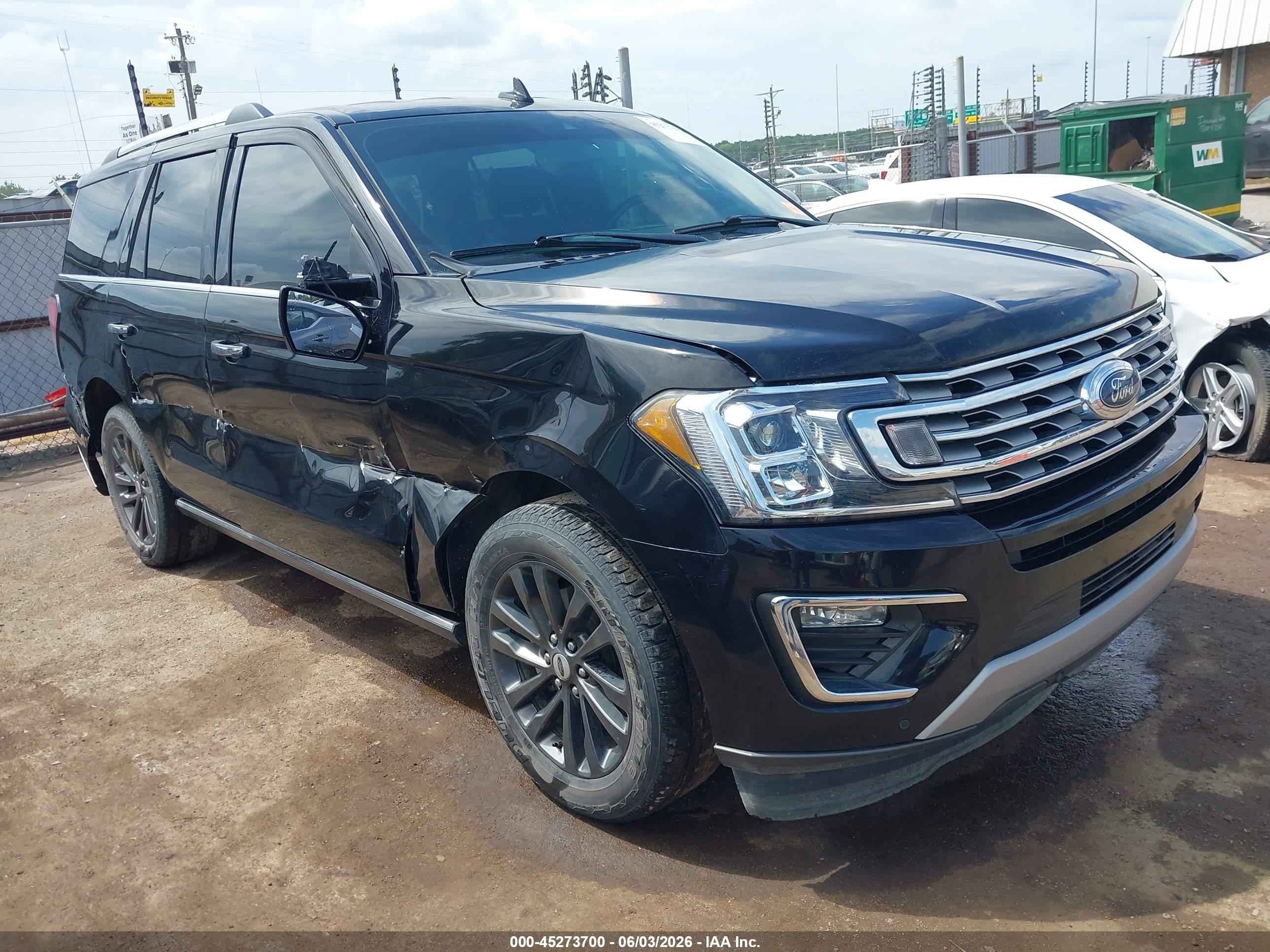 2020 Ford Expedition Limited Black vin: 1FMJU1KT1LEA99923