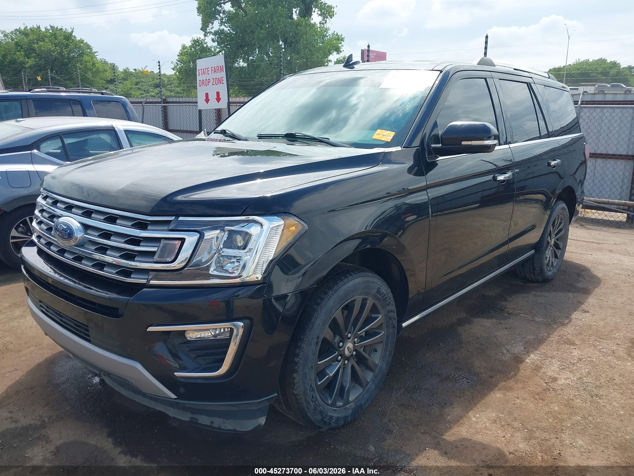 2020 Ford Expedition Limited Black vin: 1FMJU1KT1LEA99923