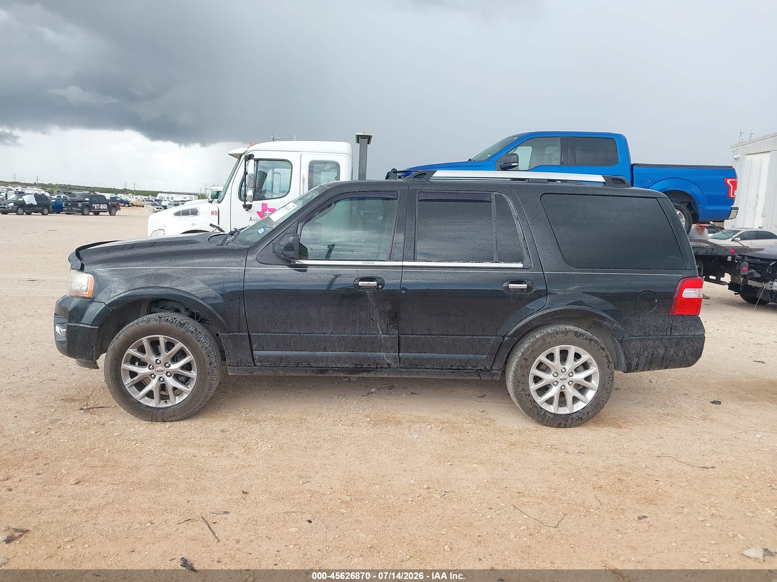 2015 Ford Expedition Limited Black vin: 1FMJU1KT3FEF11084