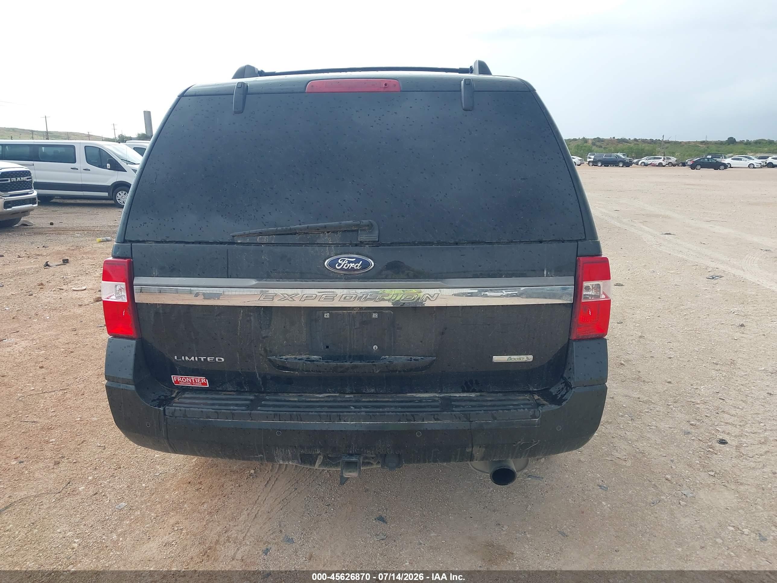 2015 Ford Expedition Limited Black vin: 1FMJU1KT3FEF11084