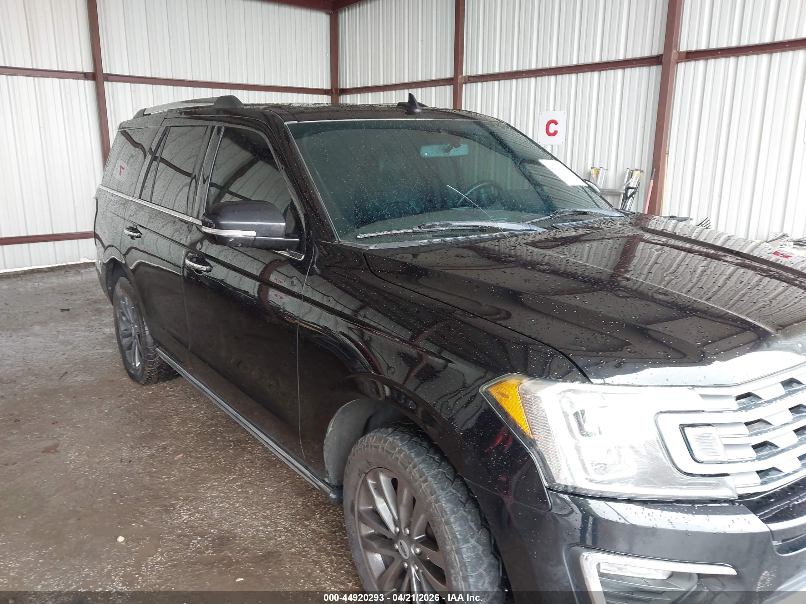 2020 Ford Expedition Limited Black vin: 1FMJU1KT3LEA39755