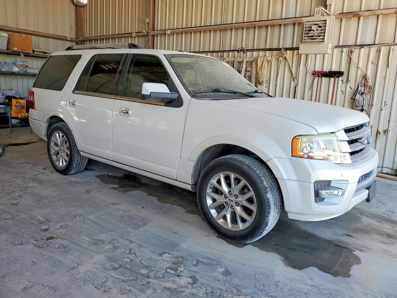 2015 Ford Expedition Limited White vin: 1FMJU1KT4FEF16679
