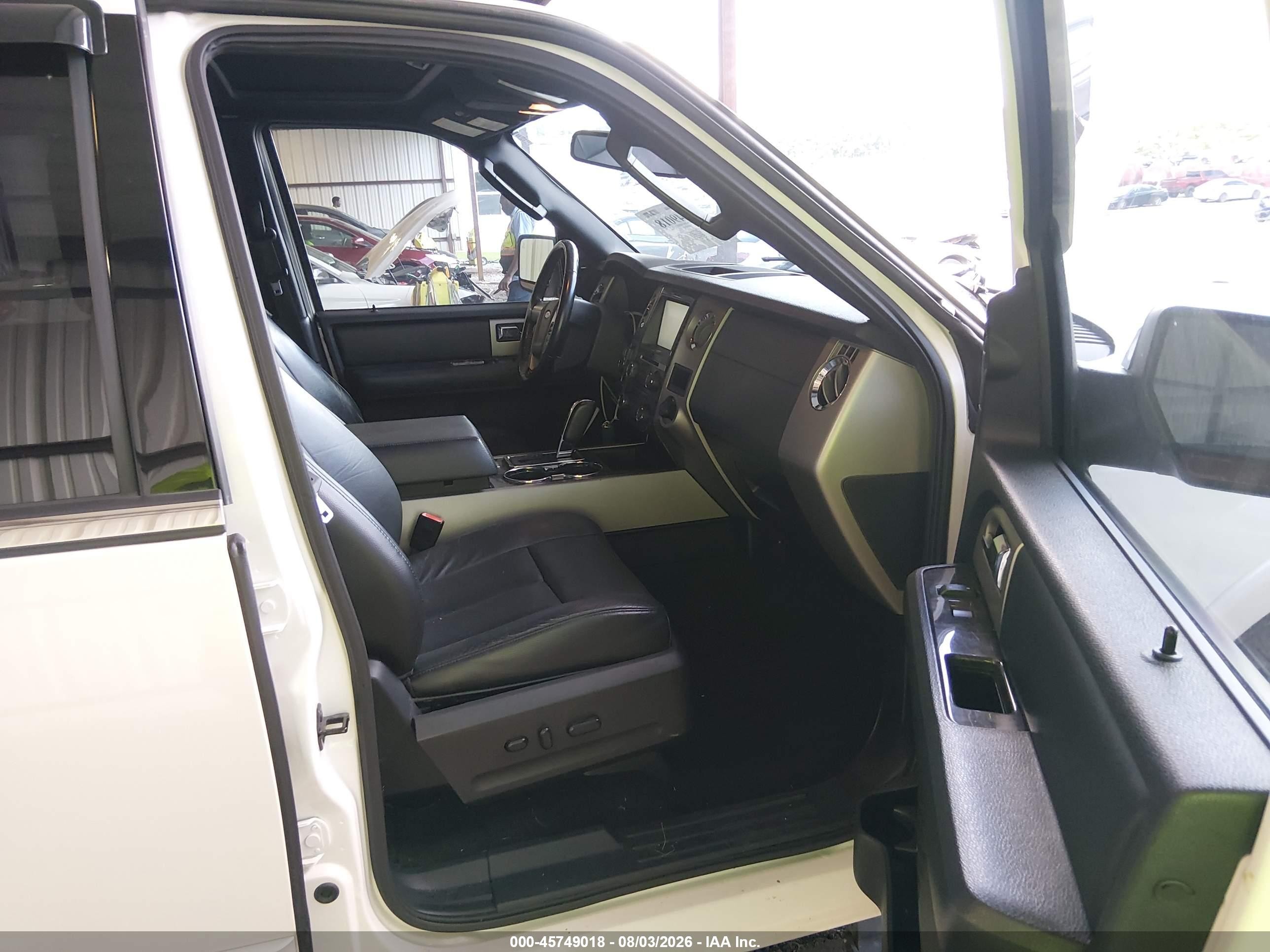 2015 Ford Expedition Limited White vin: 1FMJU1KT4FEF17413
