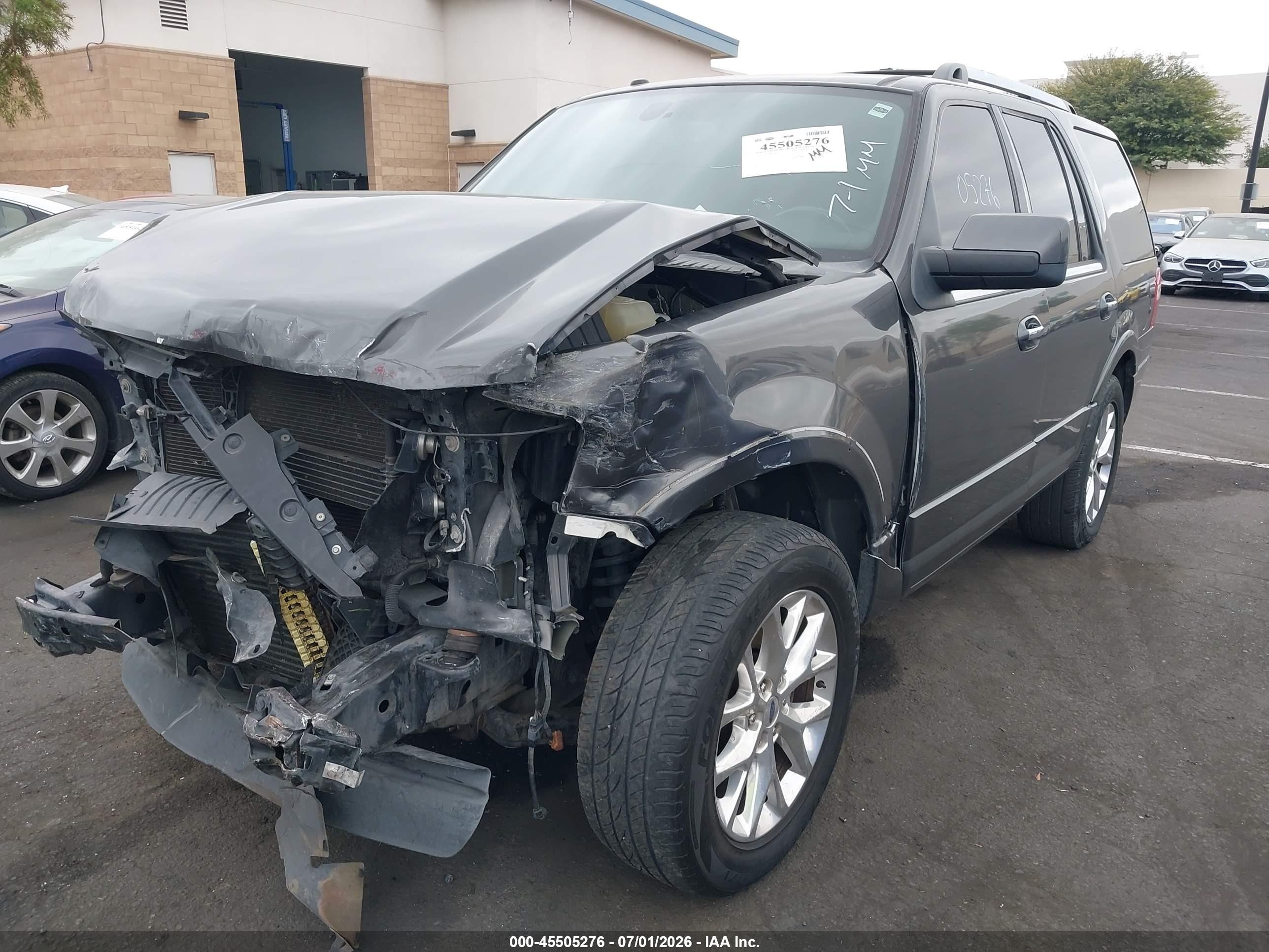 2015 Ford Expedition Limited Gray vin: 1FMJU1KT6FEF03304
