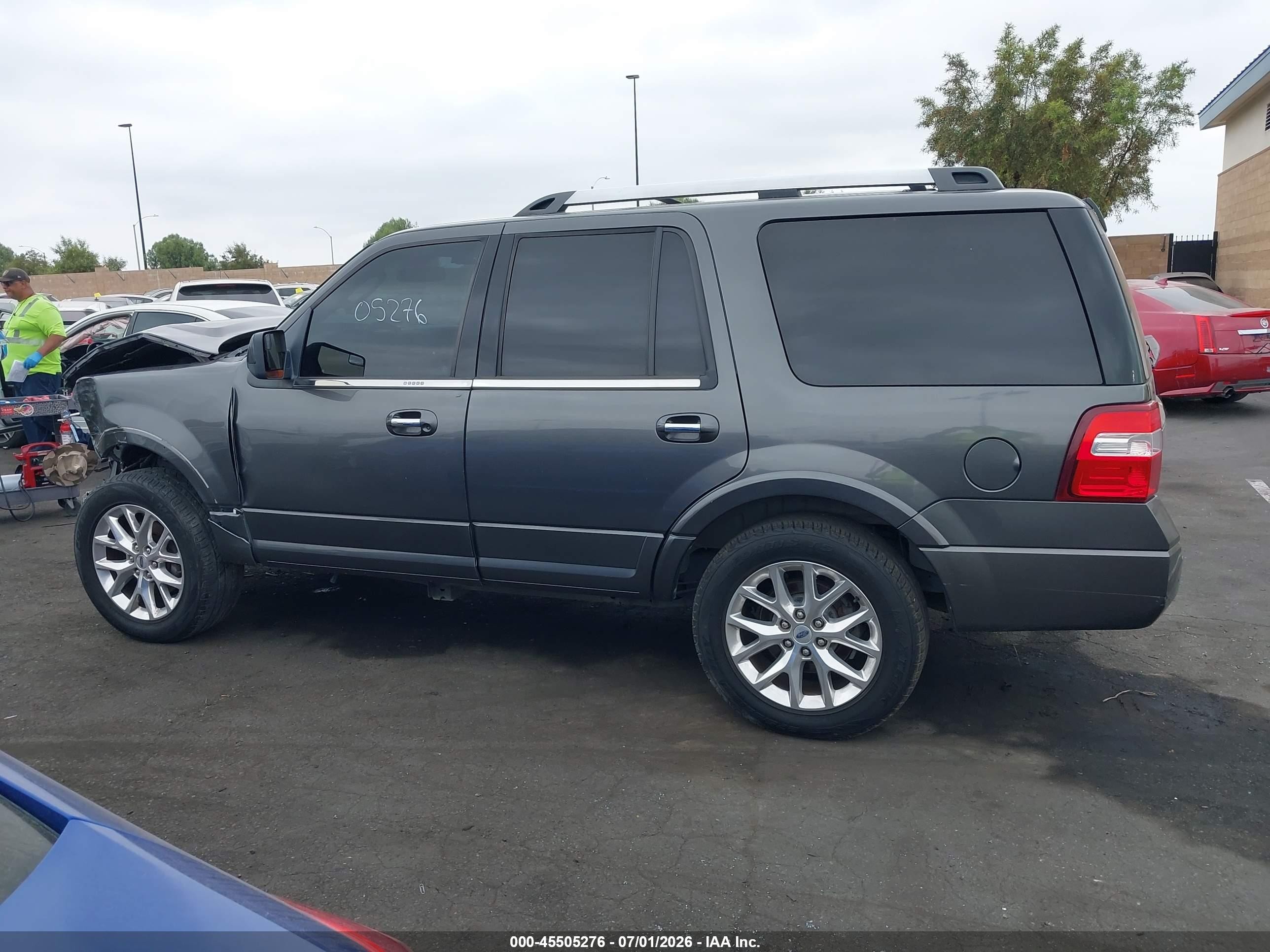 2015 Ford Expedition Limited Gray vin: 1FMJU1KT6FEF03304