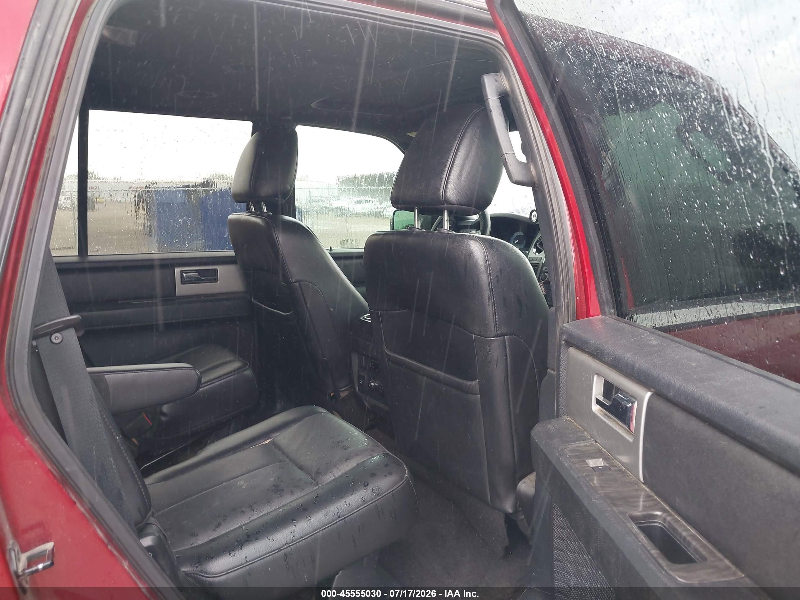 2015 Ford Expedition Limited Red vin: 1FMJU1KT7FEF14795