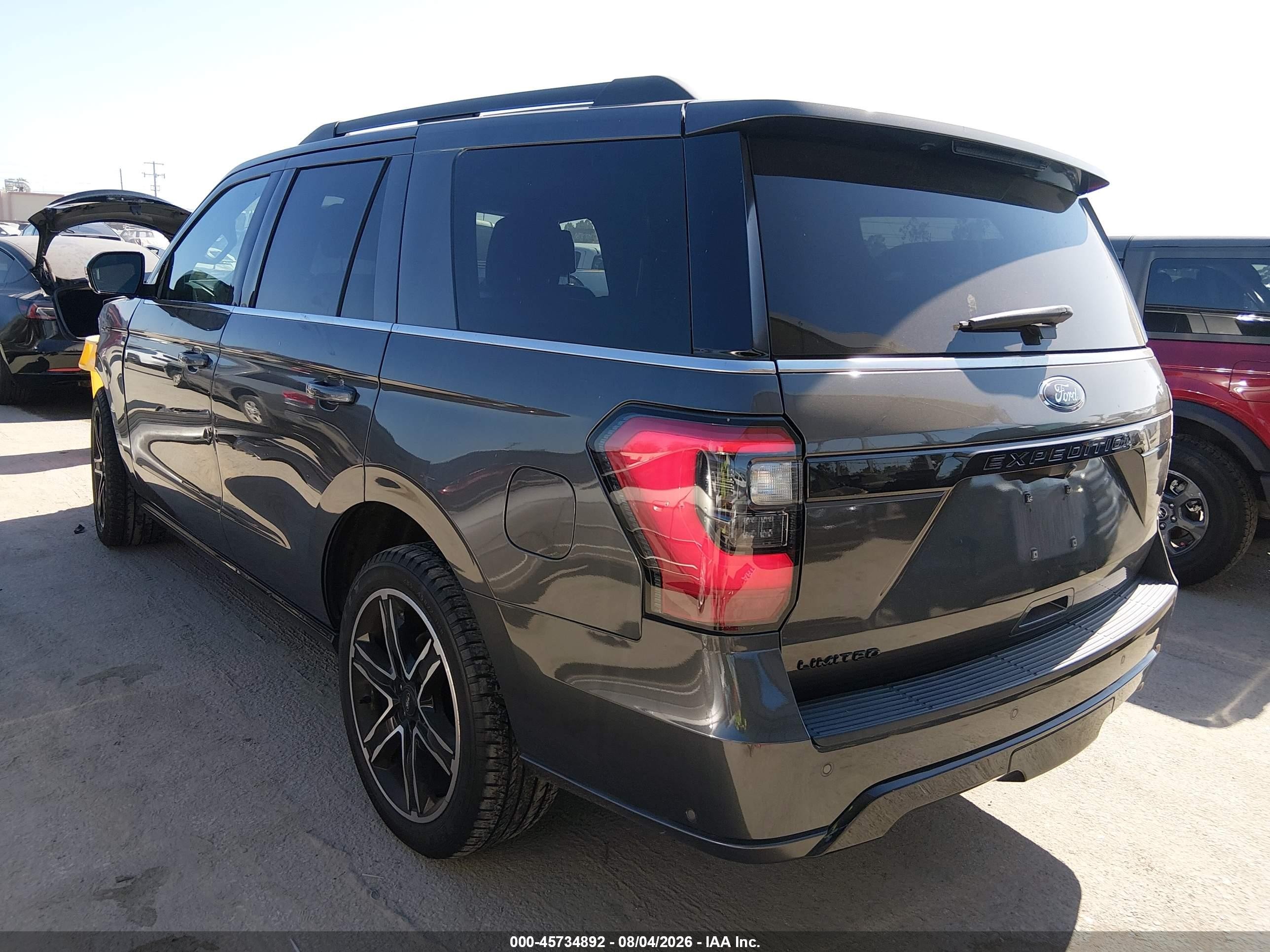 2020 Ford Expedition Limited Серый vin: 1FMJU1KT7LEA29097
