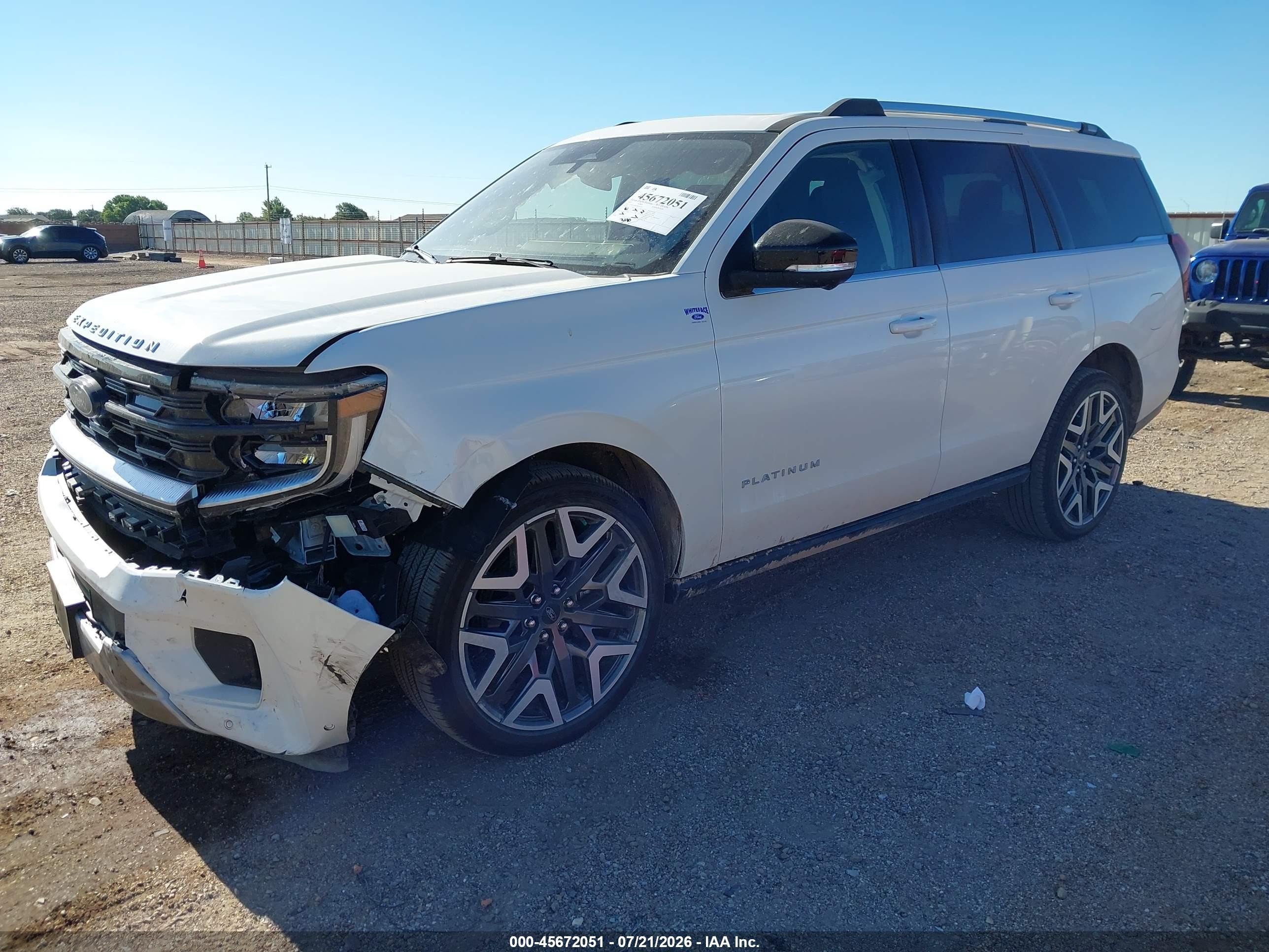 2025 Ford Expedition Platinum Белый vin: 1FMJU1MG0SEA21292