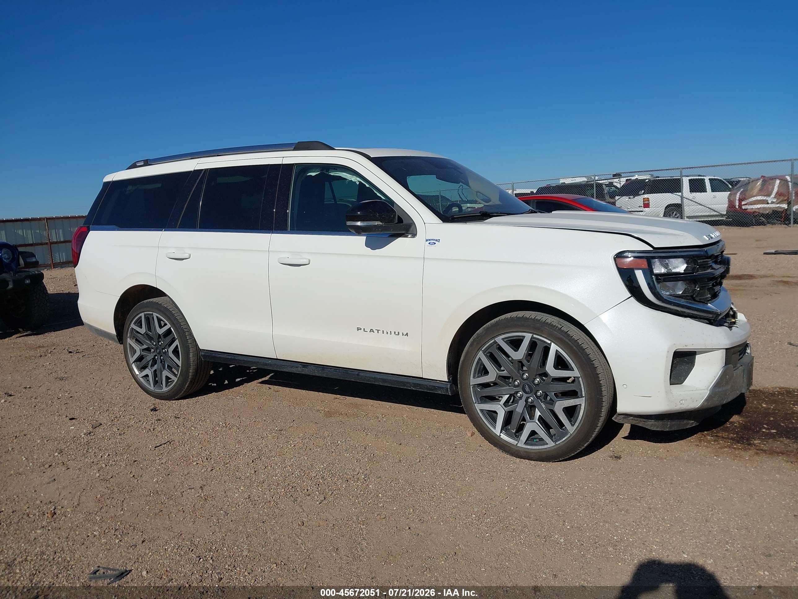 2025 Ford Expedition Platinum Белый vin: 1FMJU1MG0SEA21292