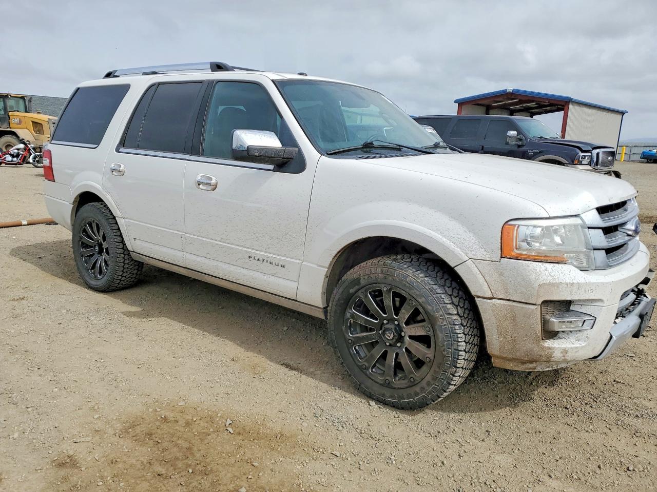 2015 Ford Expedition Platinum White vin: 1FMJU1MT2FEF14345