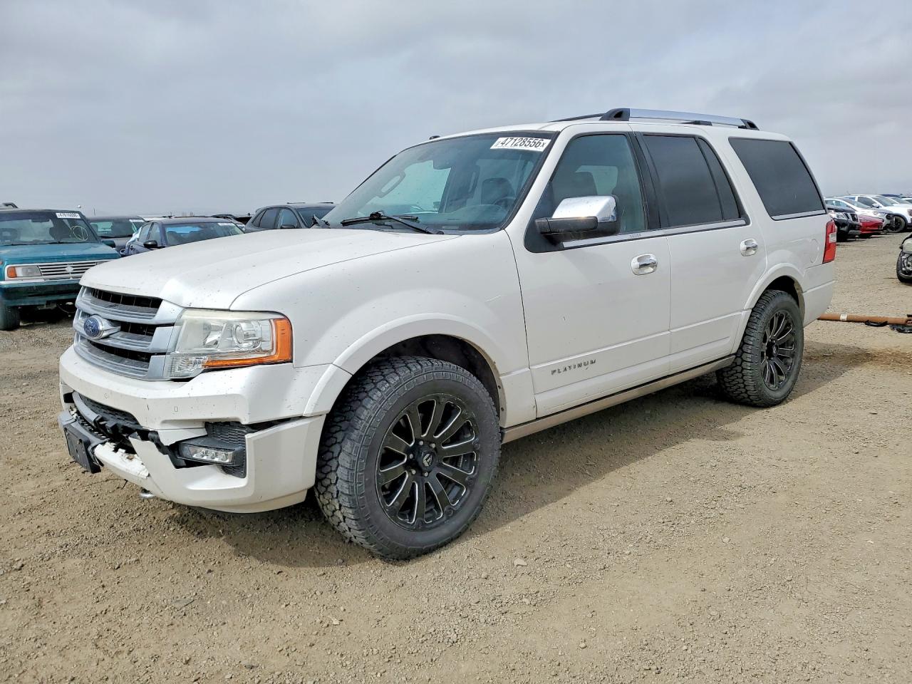 2015 Ford Expedition Platinum White vin: 1FMJU1MT2FEF14345