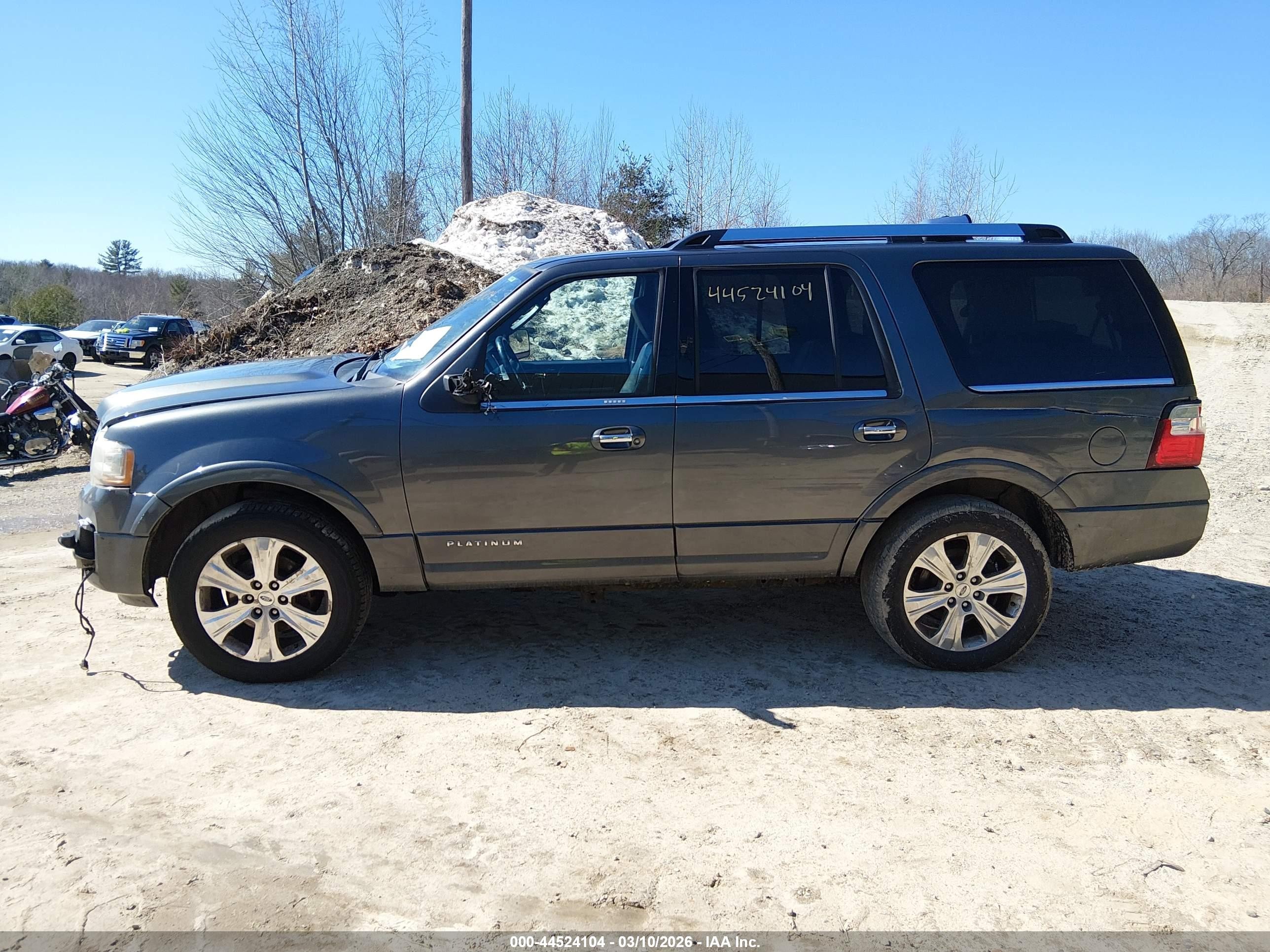 2015 Ford Expedition Platinum Gray vin: 1FMJU1MT4FEF34726