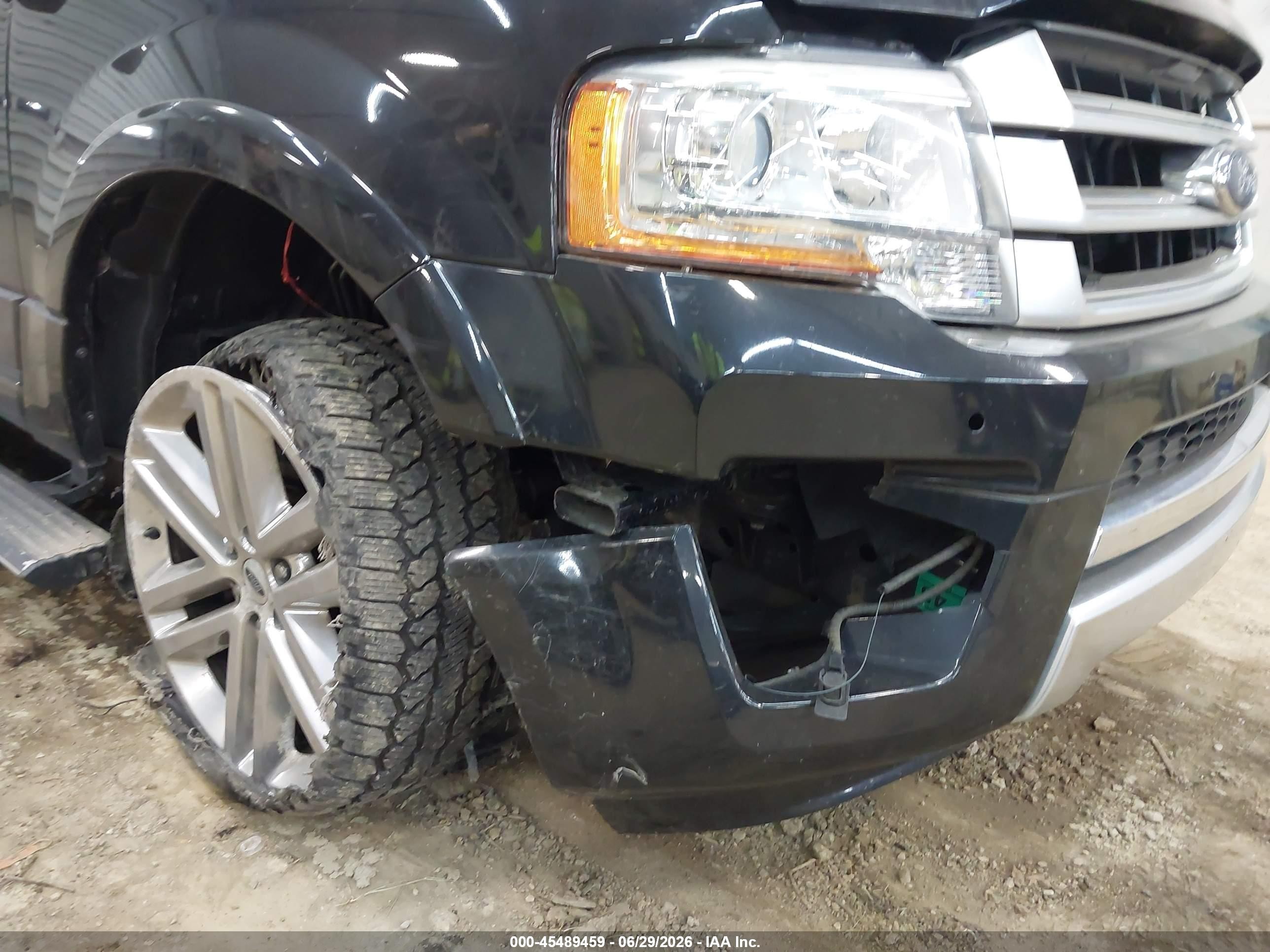 2015 Ford Expedition Platinum Черный vin: 1FMJU1MT7FEF20190