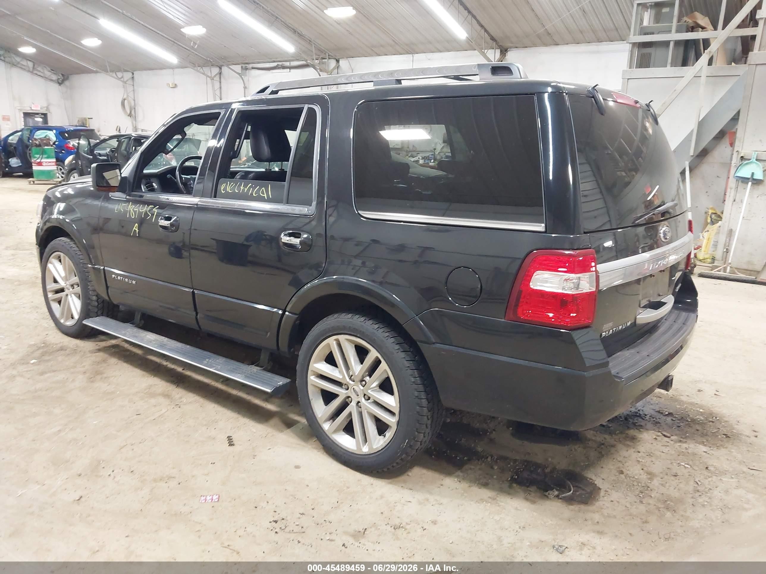 2015 Ford Expedition Platinum Черный vin: 1FMJU1MT7FEF20190