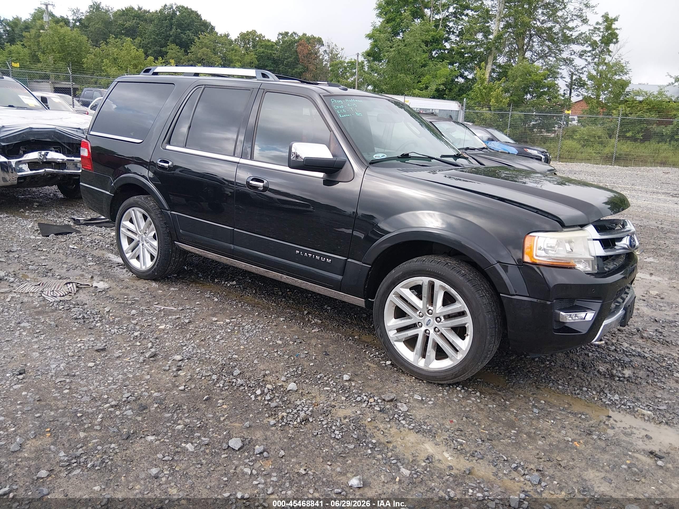 2015 Ford Expedition Platinum Black vin: 1FMJU1MT8FEF21722