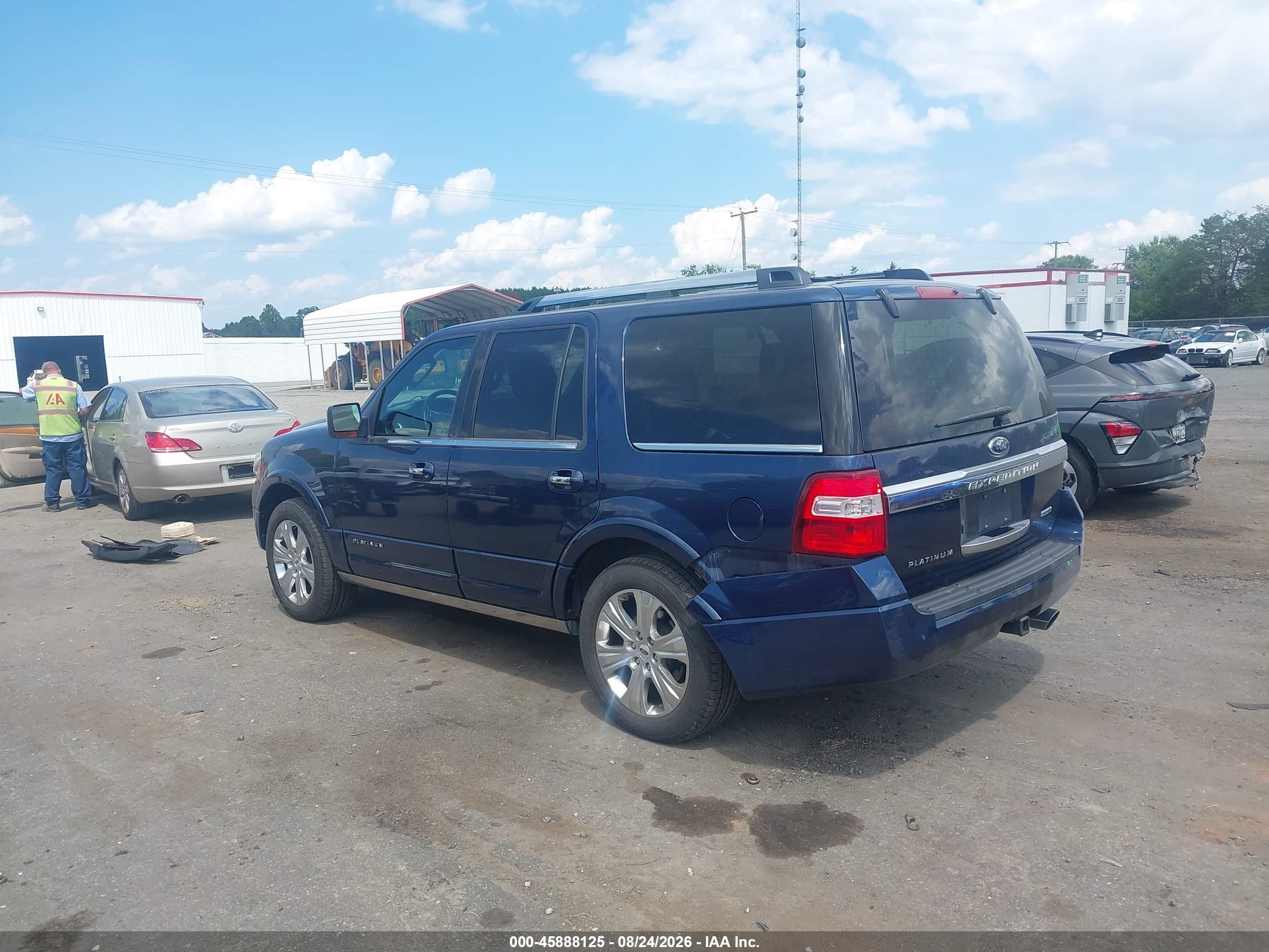 2015 Ford Expedition Platinum Blue vin: 1FMJU1MT9FEF00524