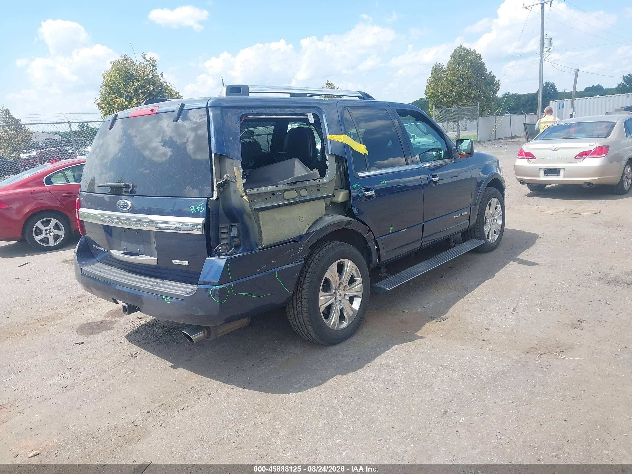 2015 Ford Expedition Platinum Blue vin: 1FMJU1MT9FEF00524