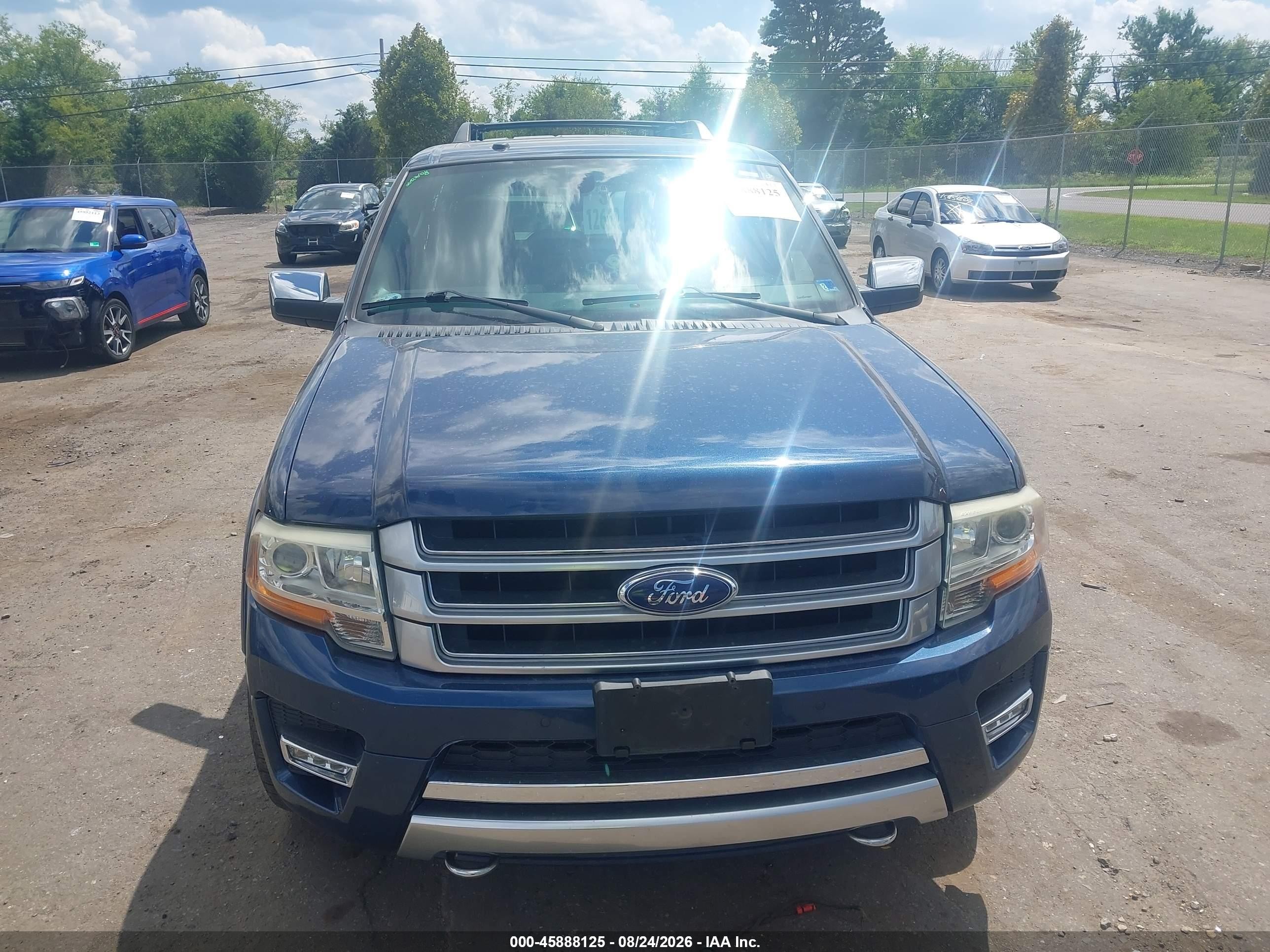2015 Ford Expedition Platinum Blue vin: 1FMJU1MT9FEF00524