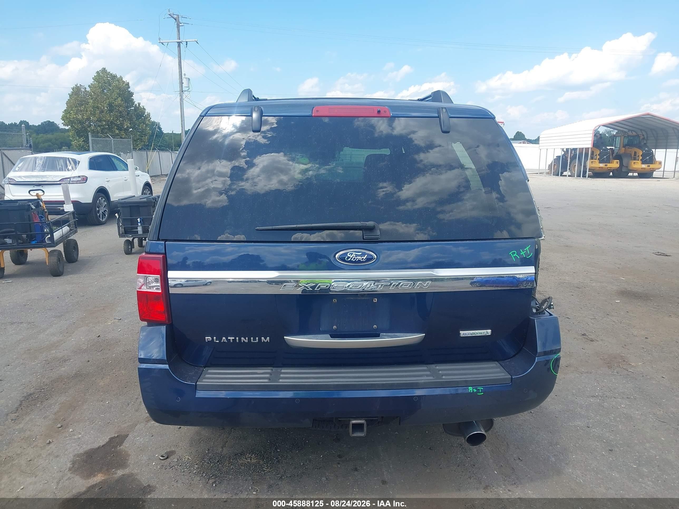 2015 Ford Expedition Platinum Blue vin: 1FMJU1MT9FEF00524