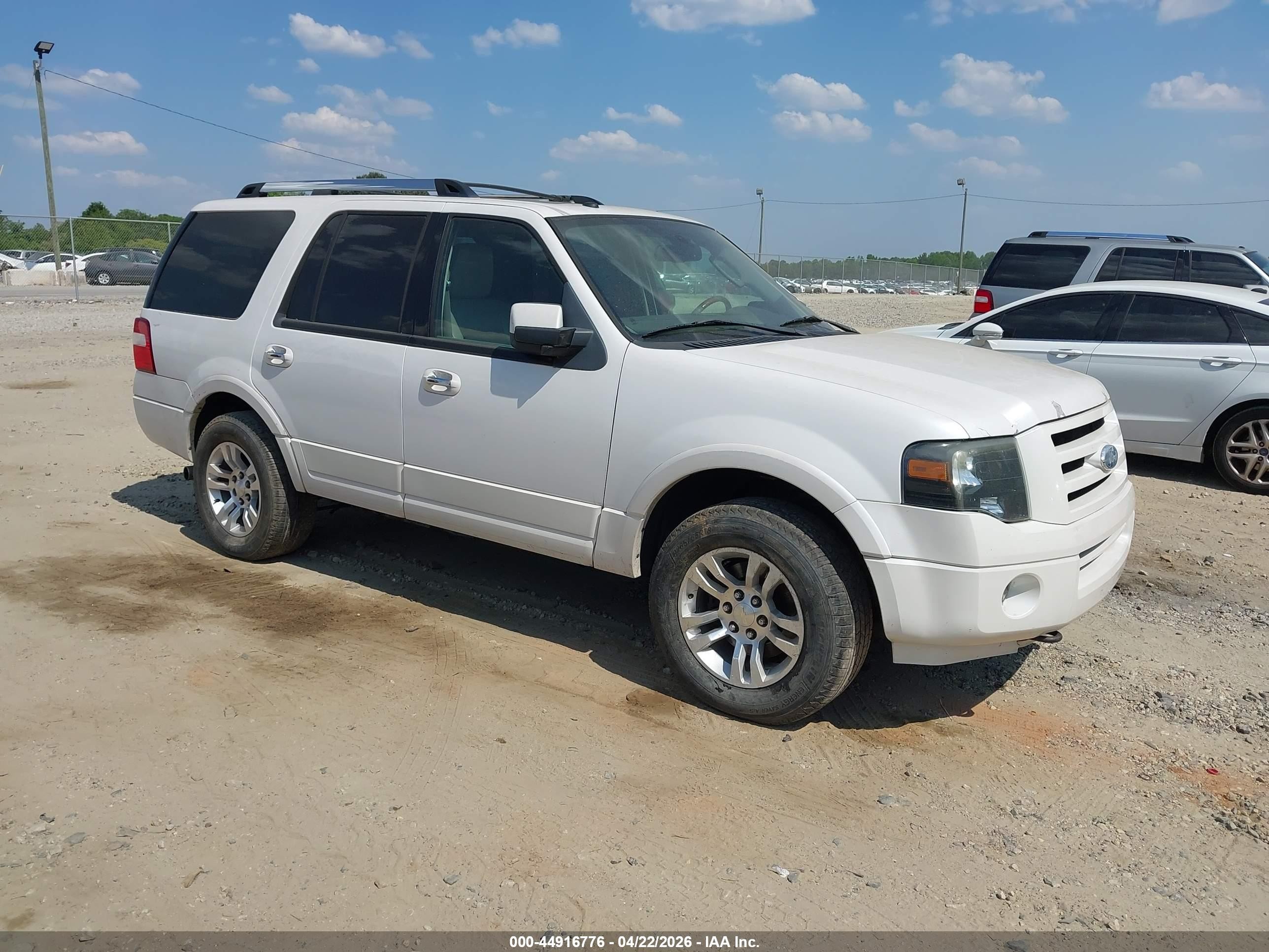 2010 Ford Expedition Limited White vin: 1FMJU2A50AEA17878