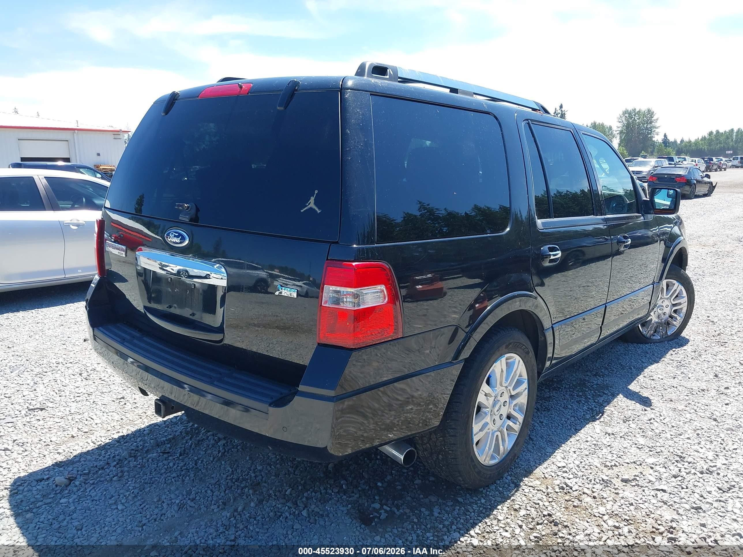 2012 Ford Expedition Limited Black vin: 1FMJU2A50CEF67147