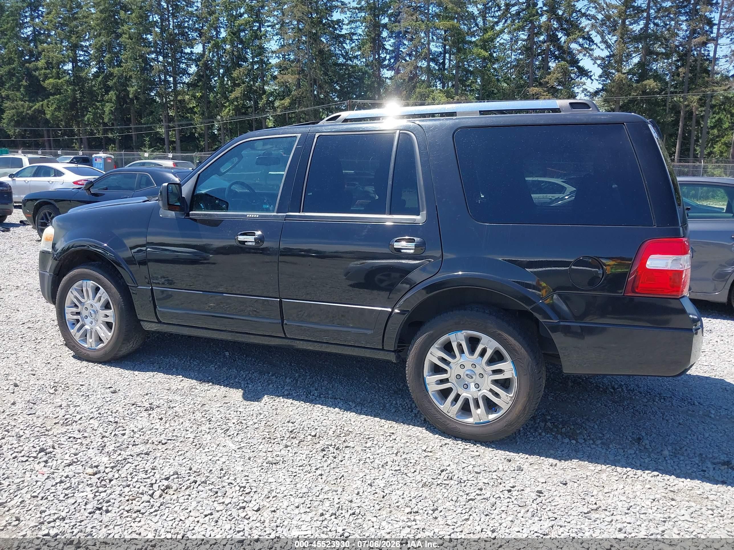2012 Ford Expedition Limited Black vin: 1FMJU2A50CEF67147