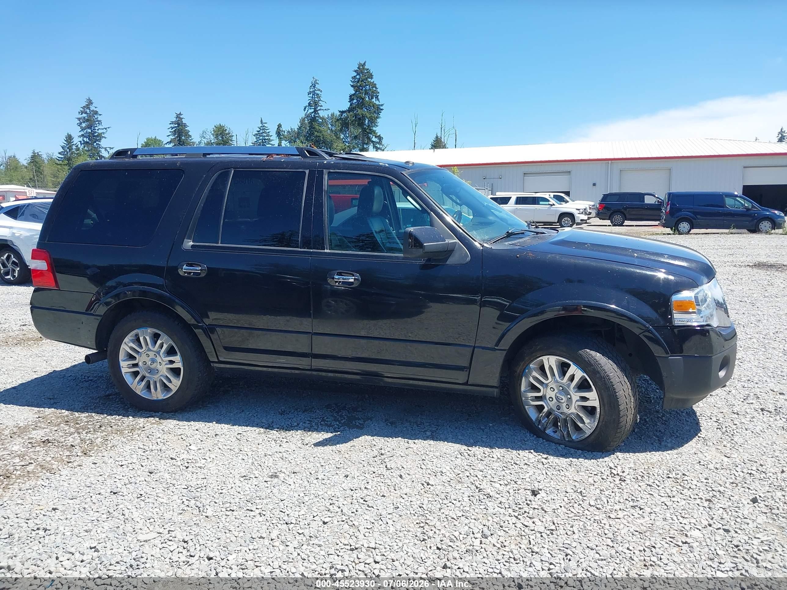 2012 Ford Expedition Limited Black vin: 1FMJU2A50CEF67147