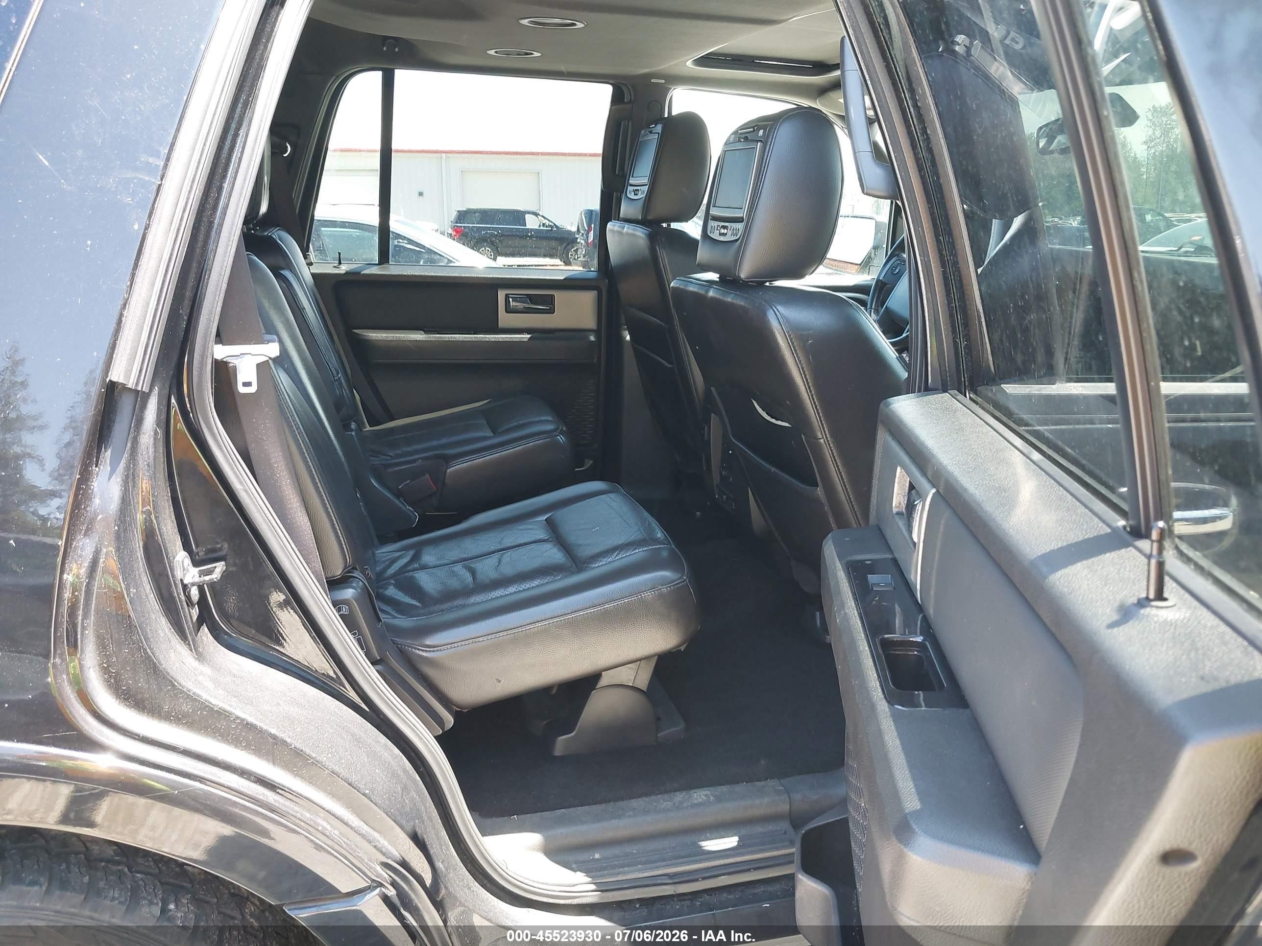 2012 Ford Expedition Limited Black vin: 1FMJU2A50CEF67147
