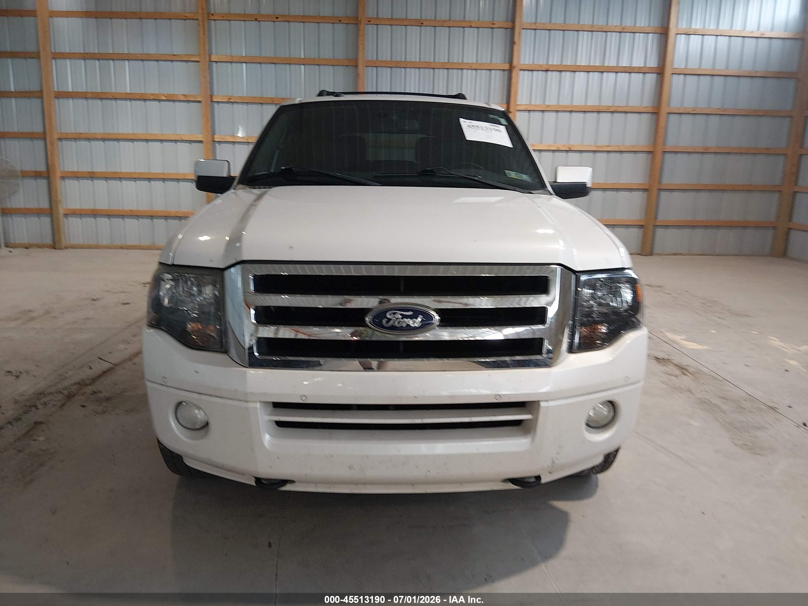 2012 Ford Expedition Limited White vin: 1FMJU2A51CEF53127