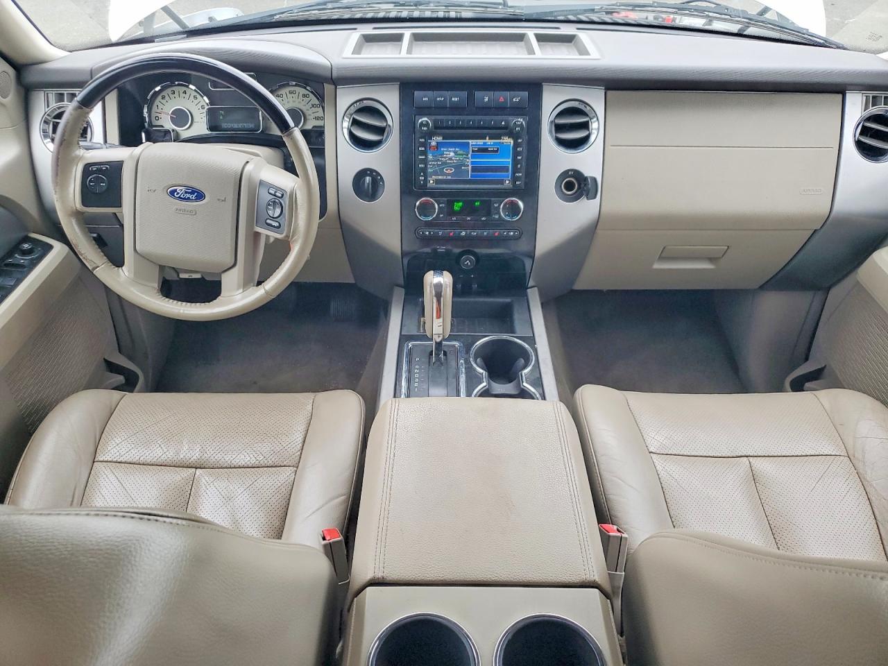 2013 Ford Expedition Limited White vin: 1FMJU2A51DEF28939