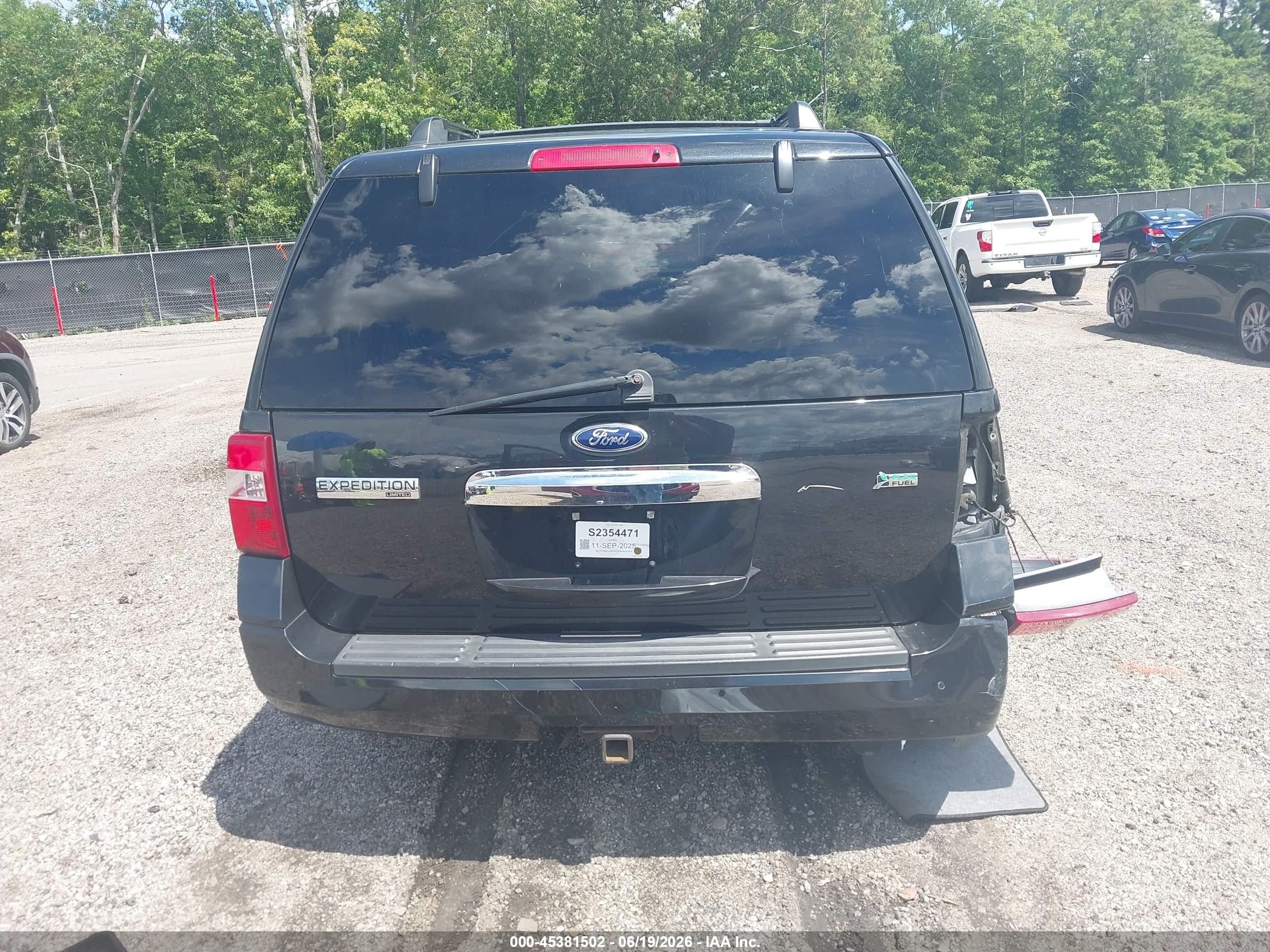 2013 Ford Expedition Limited Black vin: 1FMJU2A51DEF34658