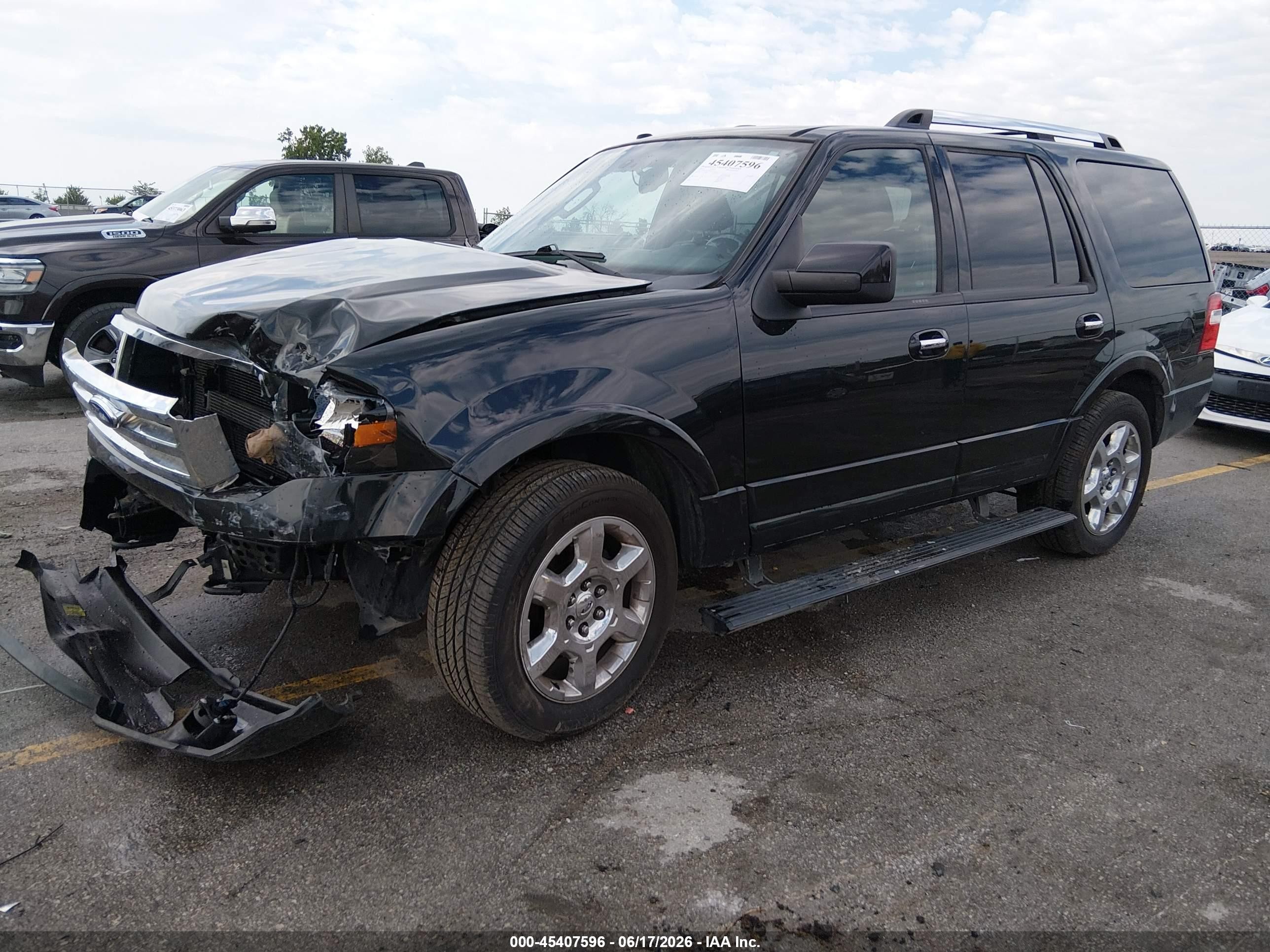 2013 Ford Expedition Limited Black vin: 1FMJU2A51DEF53274