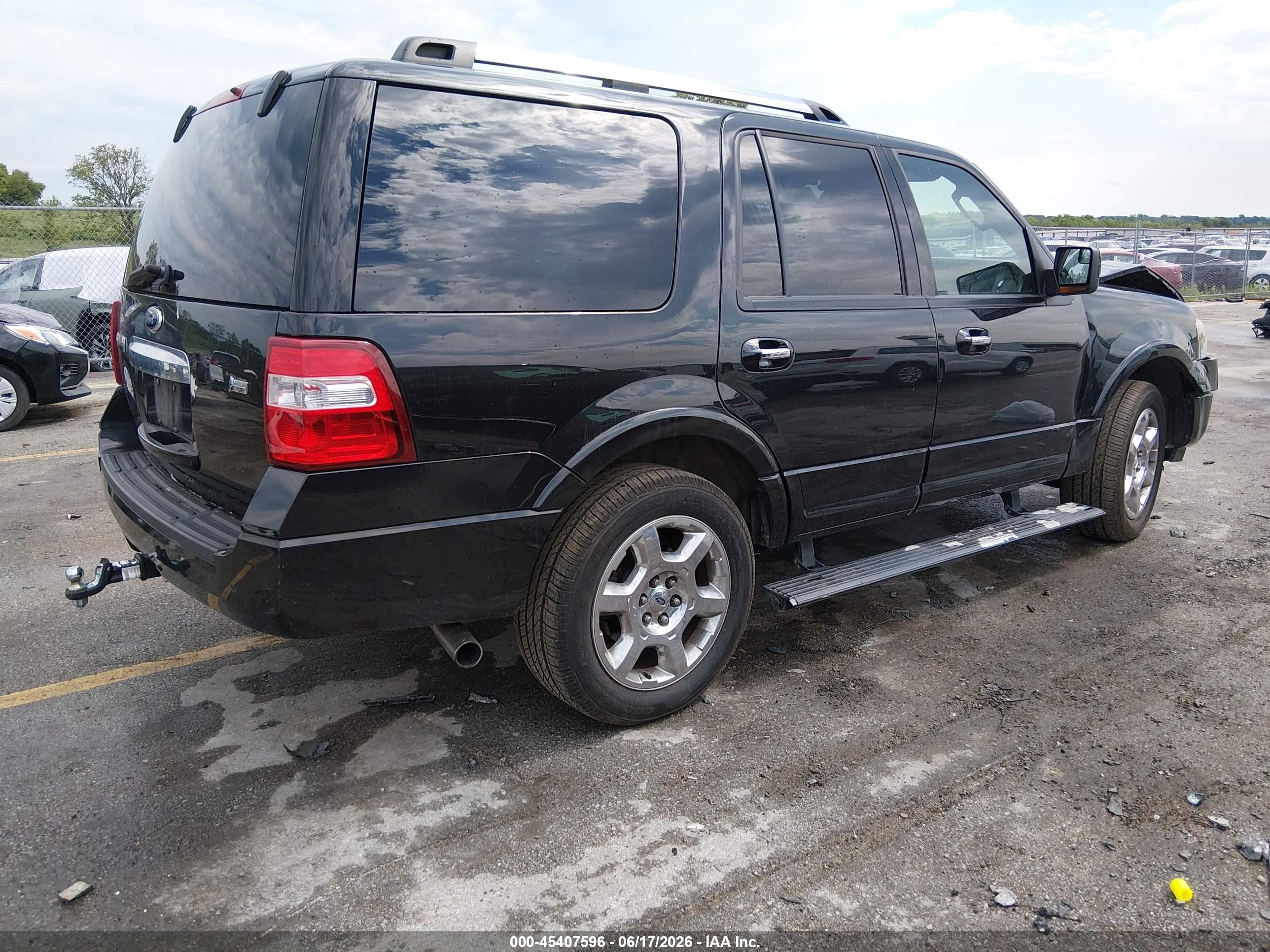 2013 Ford Expedition Limited Black vin: 1FMJU2A51DEF53274
