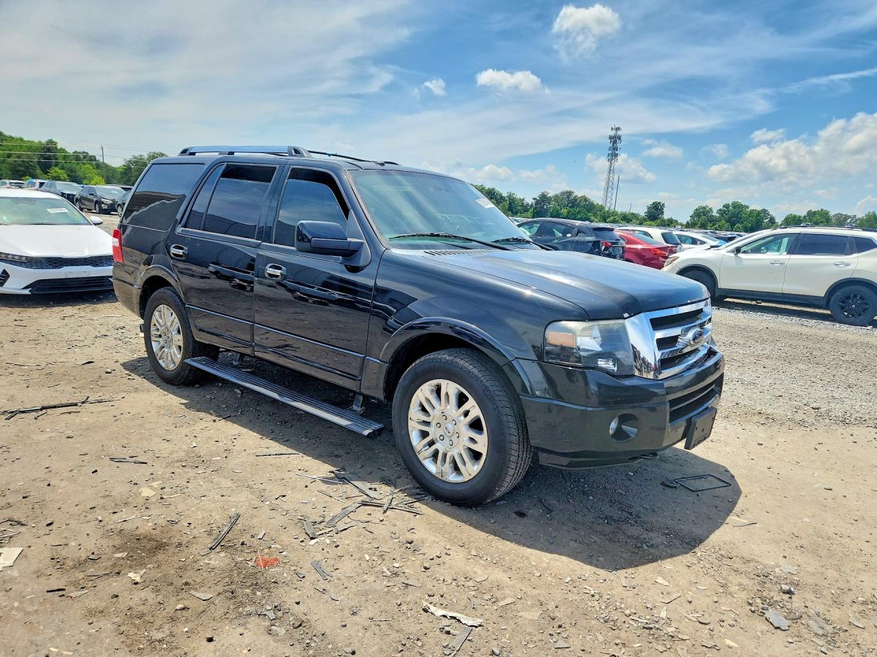 2014 Ford Expedition Limited Black vin: 1FMJU2A51EEF22673